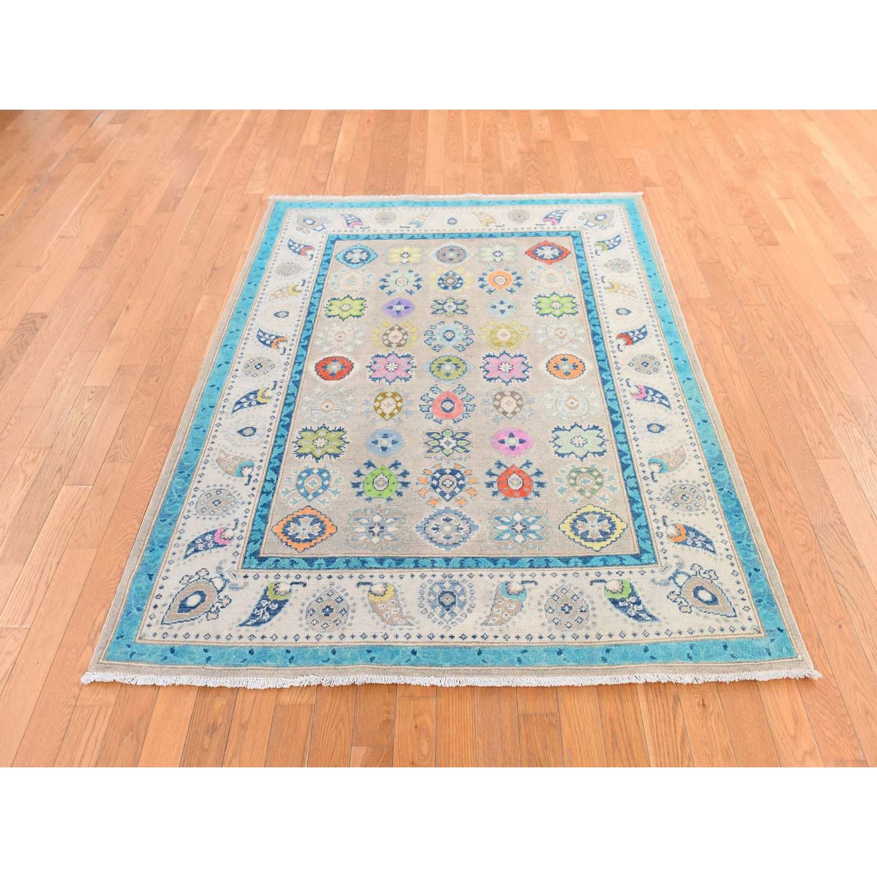 Kazak-Hand-Knotted-Rug-393830