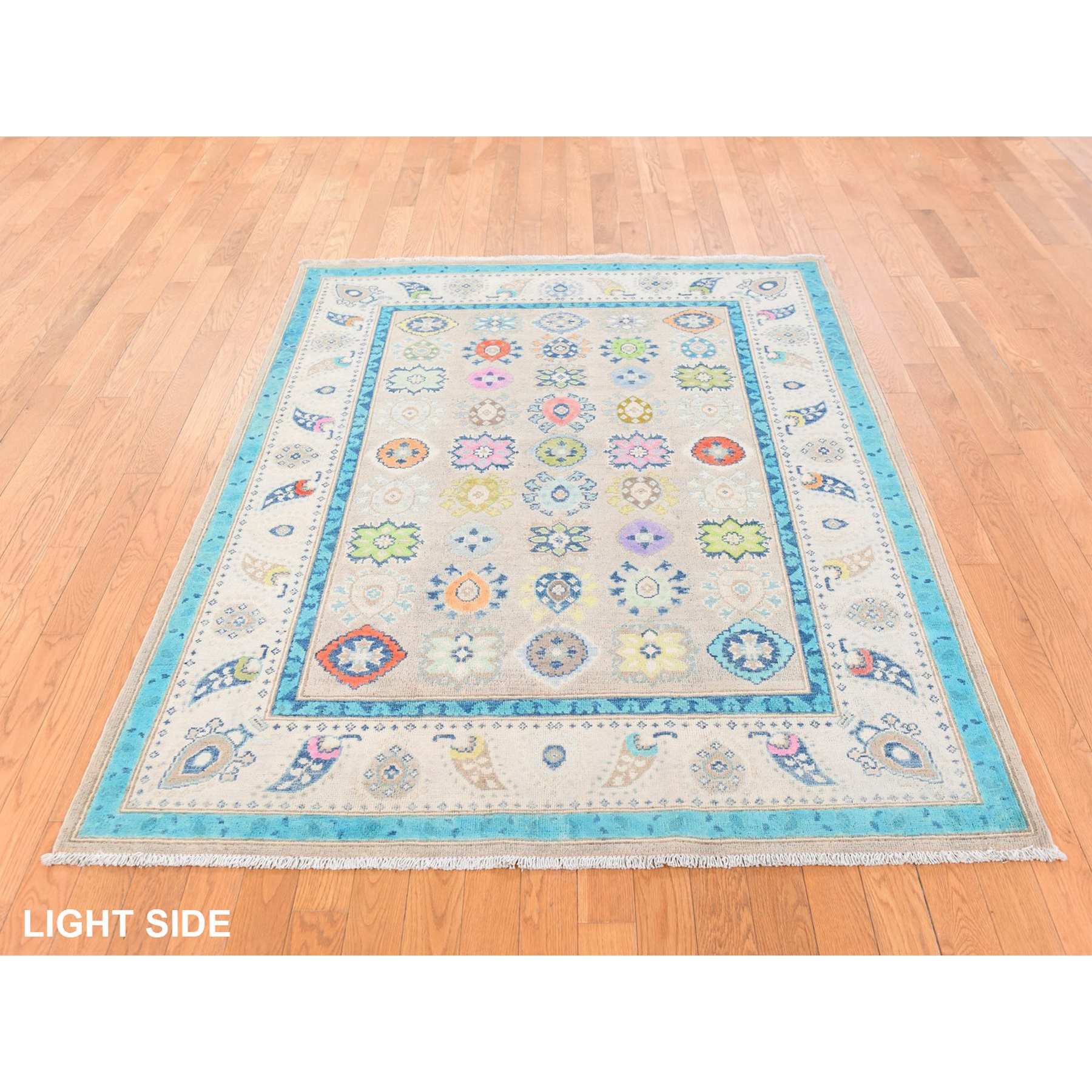 Kazak-Hand-Knotted-Rug-393830