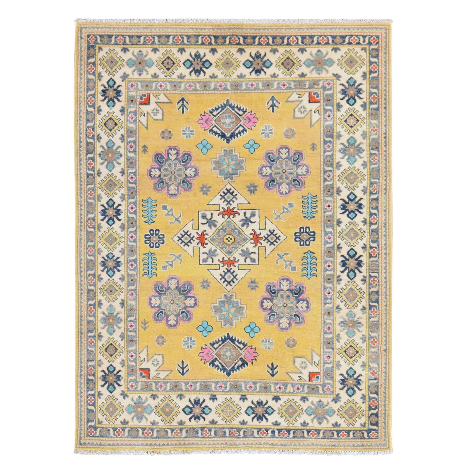 Kazak-Hand-Knotted-Rug-393850