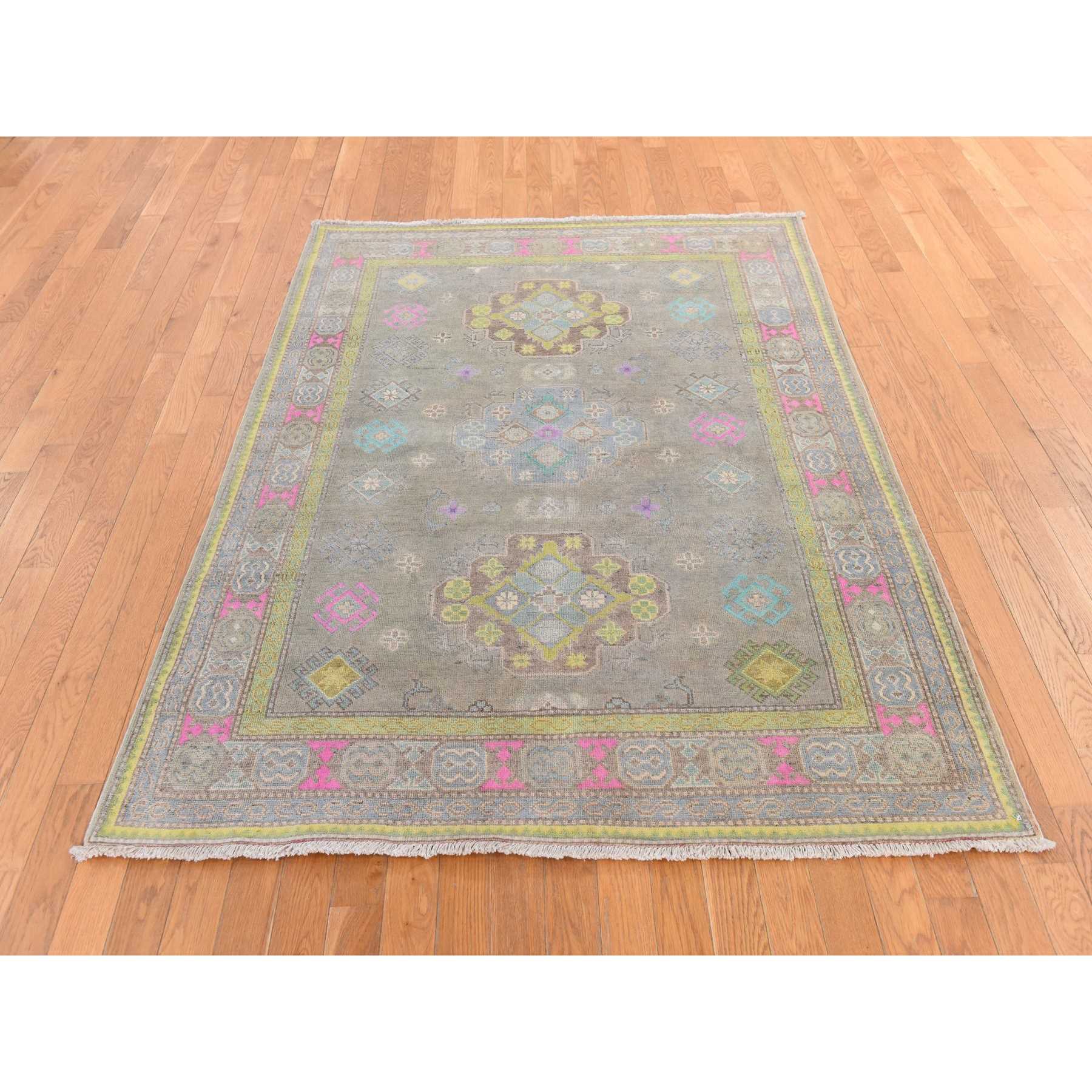 Kazak-Hand-Knotted-Rug-393855