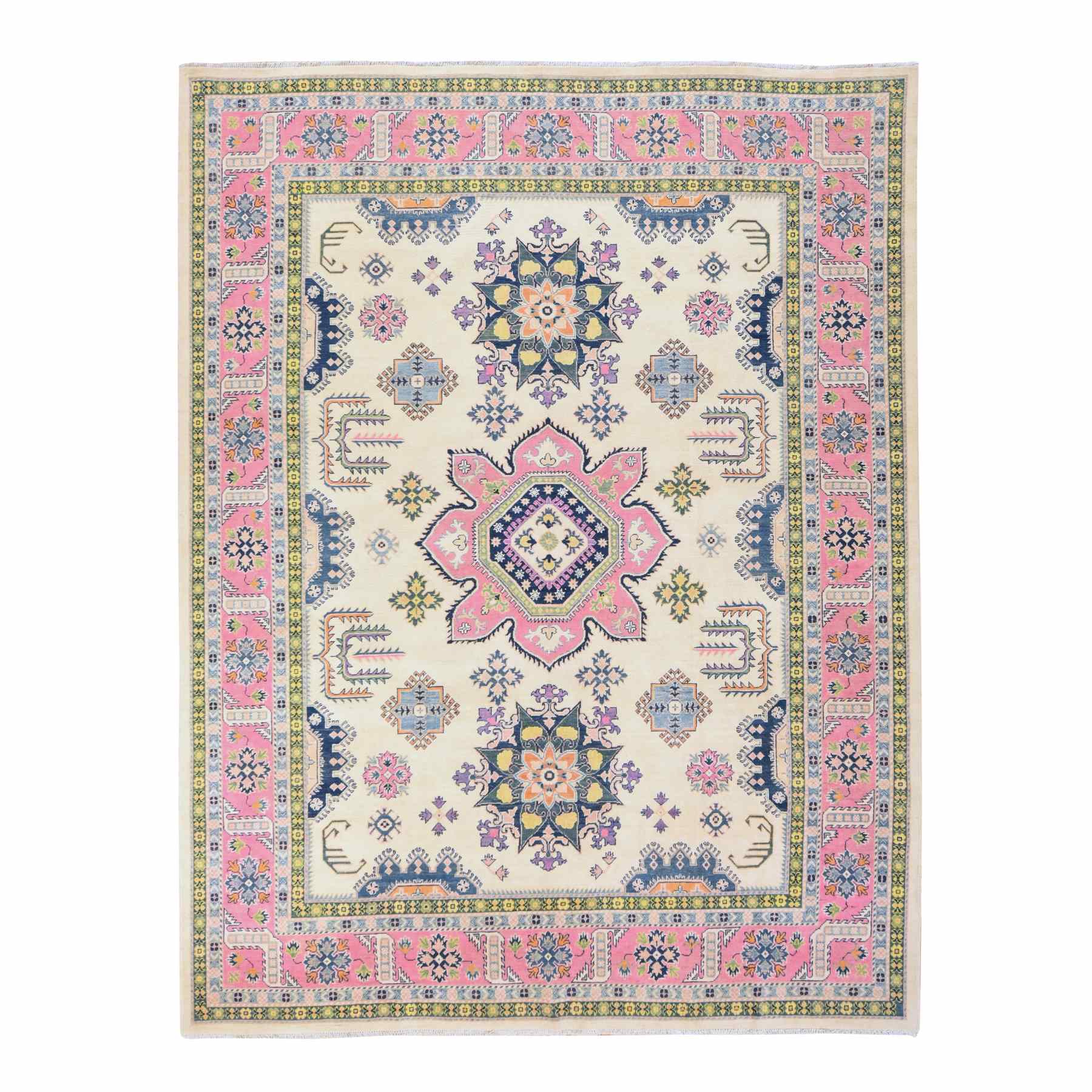 Kazak-Hand-Knotted-Rug-393875