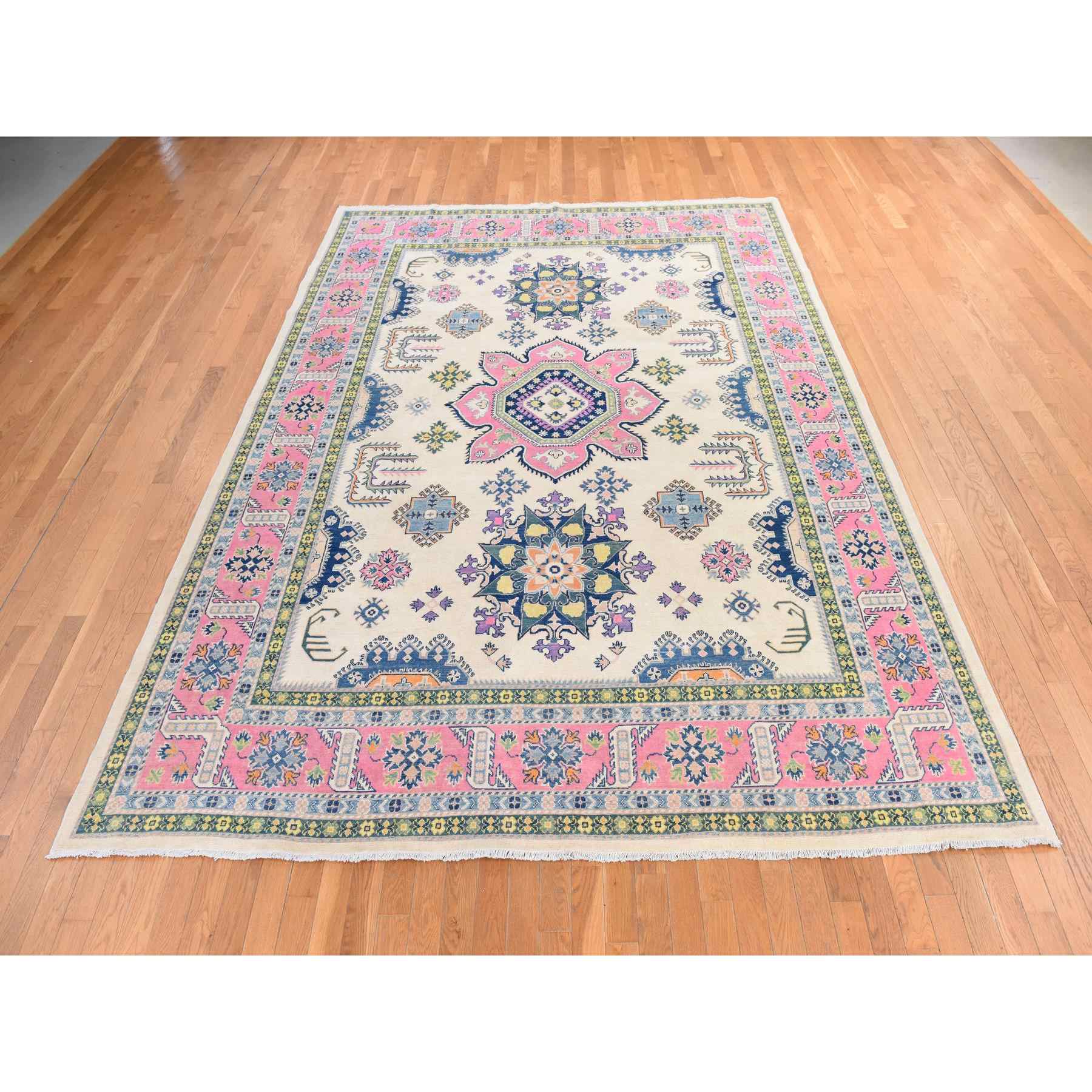 Kazak-Hand-Knotted-Rug-393875