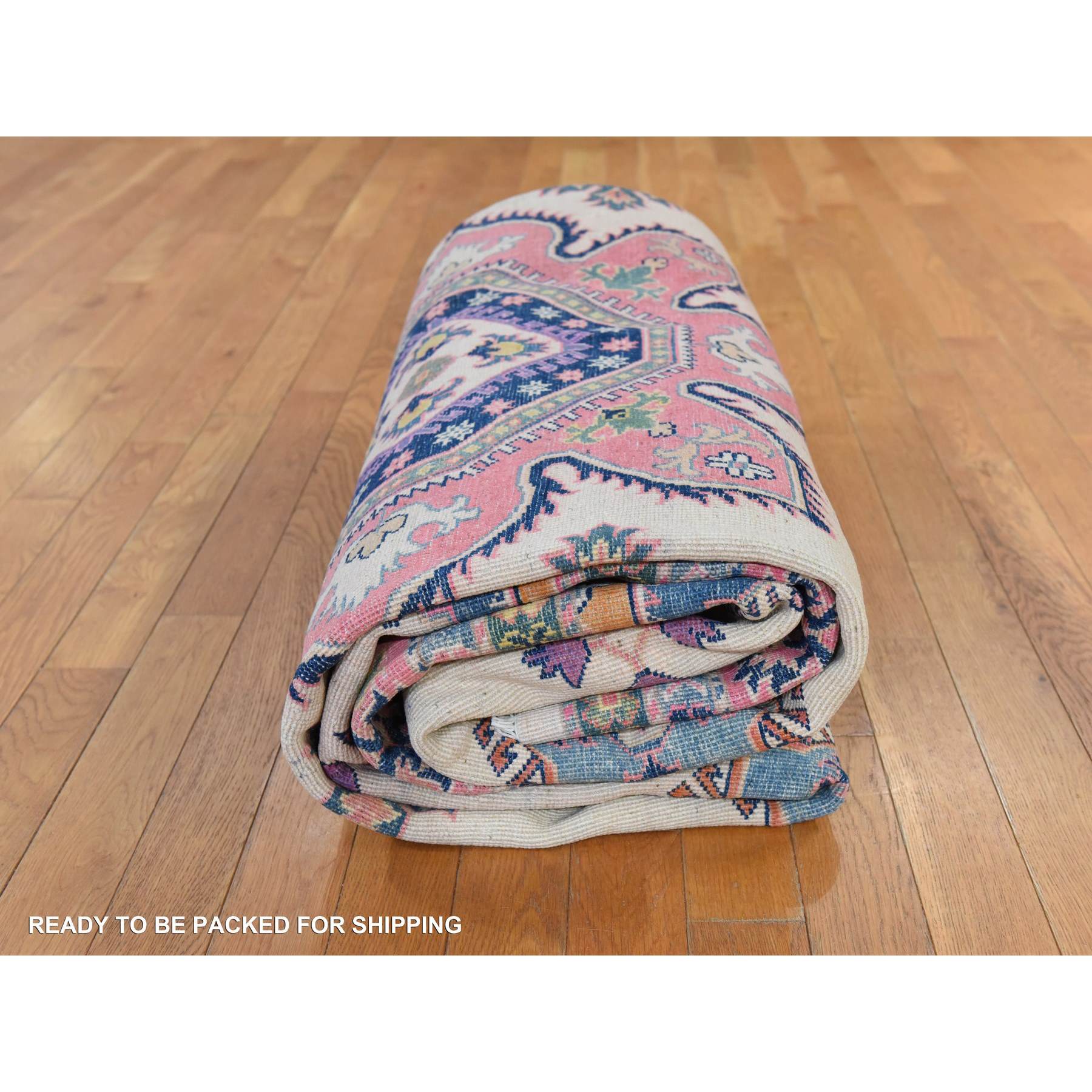Kazak-Hand-Knotted-Rug-393875