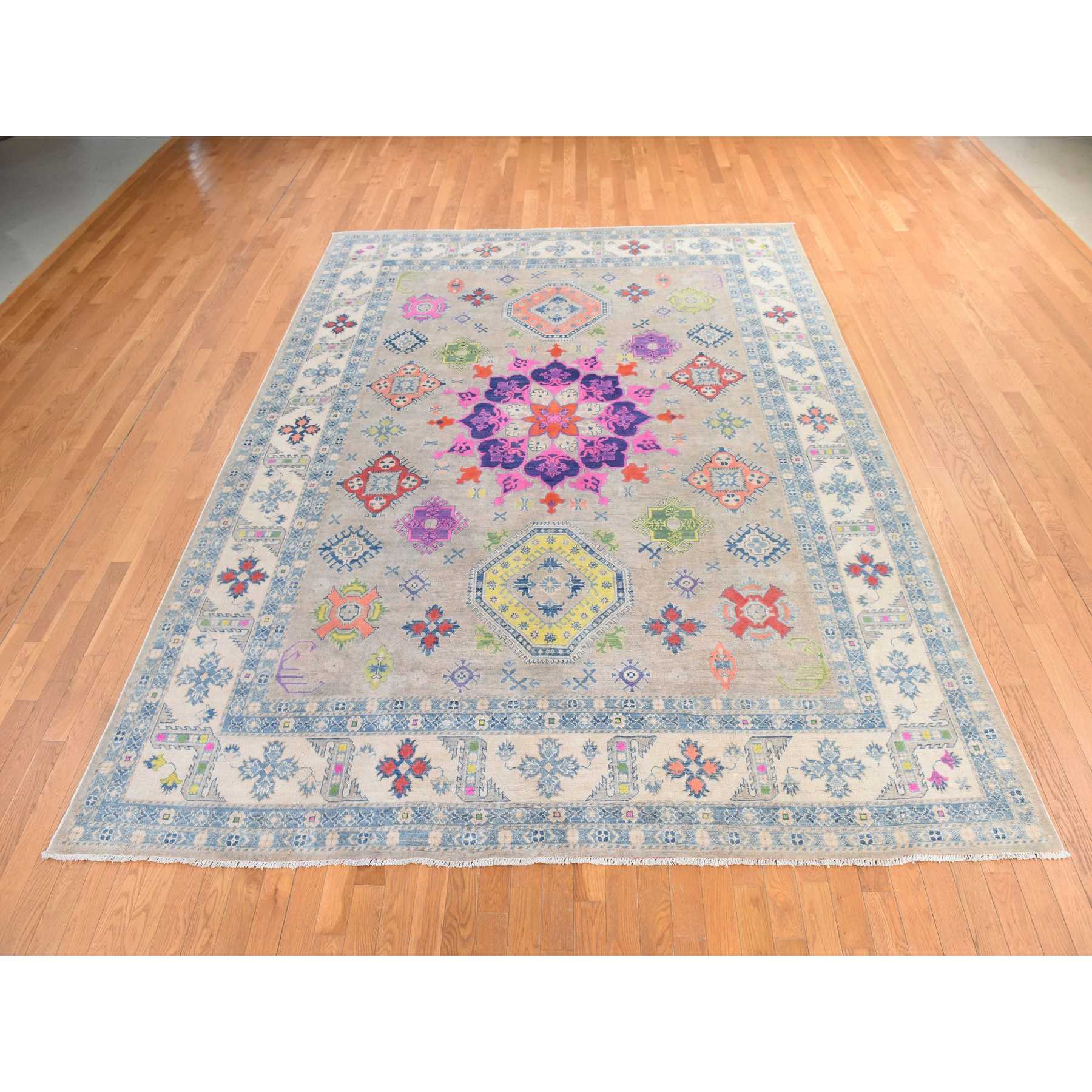 Kazak-Hand-Knotted-Rug-393880
