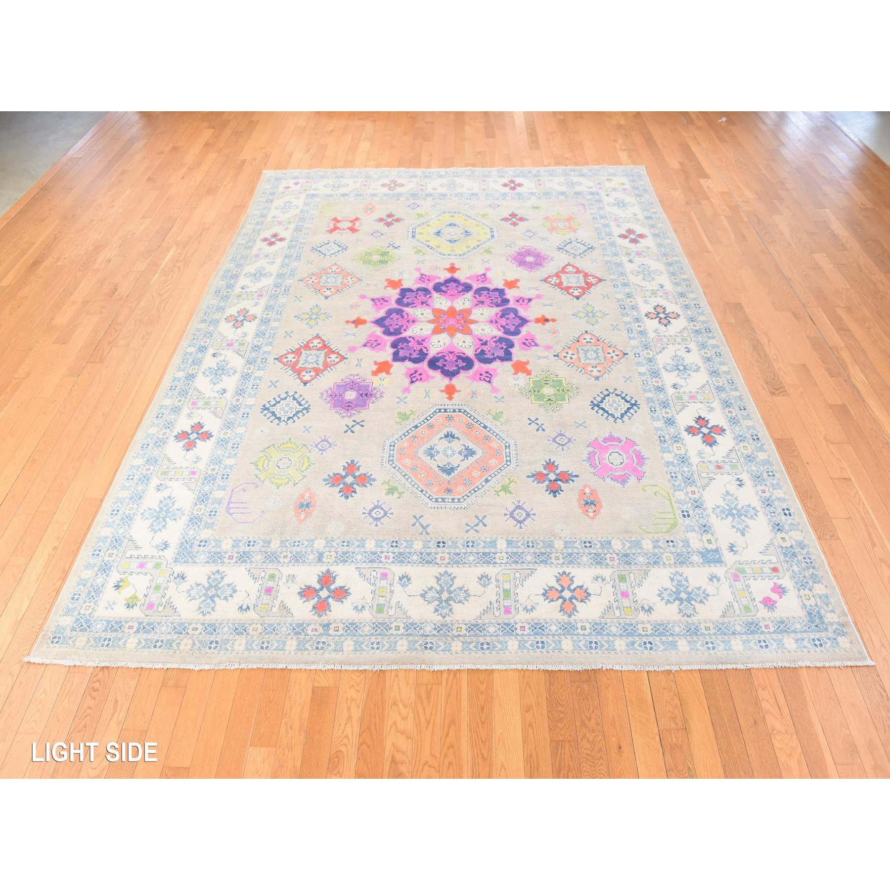 Kazak-Hand-Knotted-Rug-393880