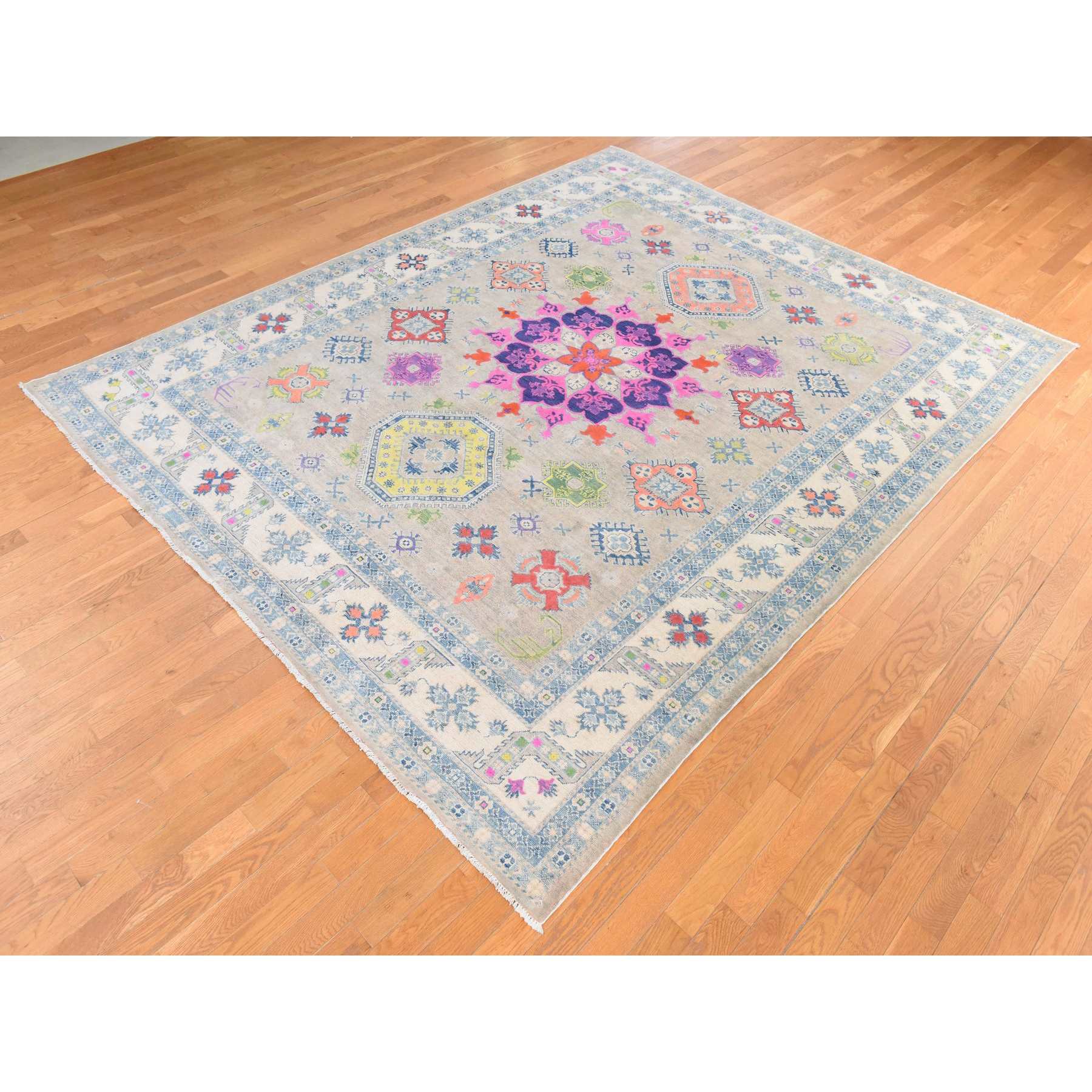 Kazak-Hand-Knotted-Rug-393880