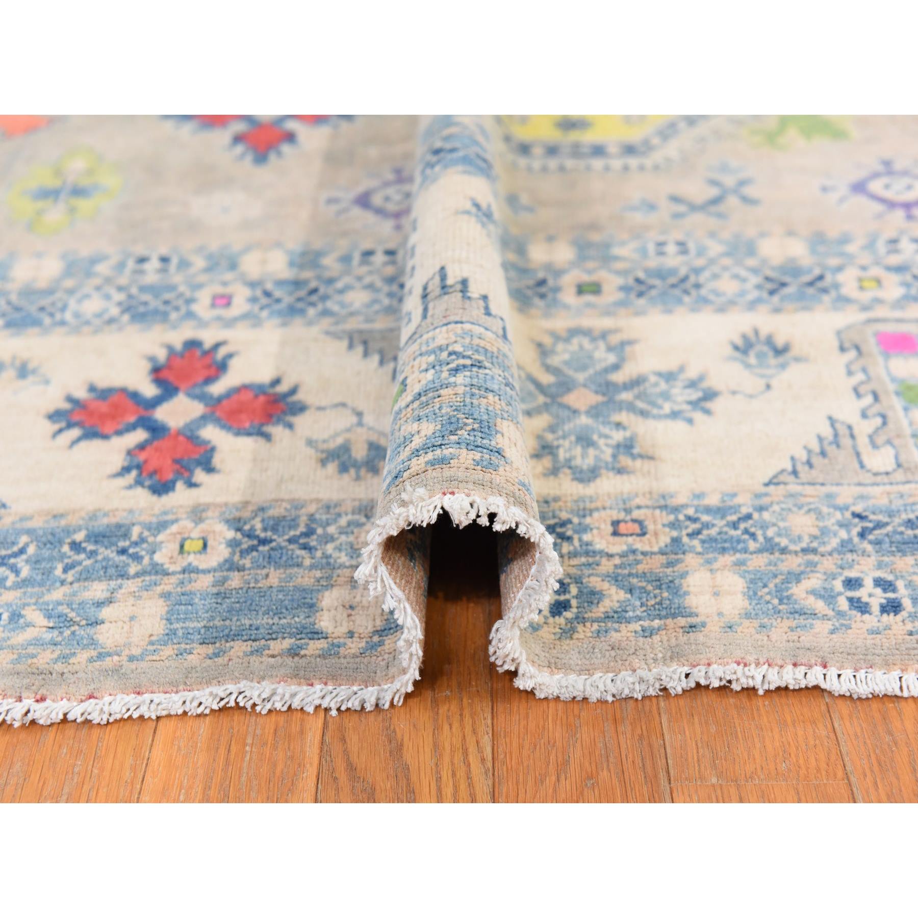 Kazak-Hand-Knotted-Rug-393880
