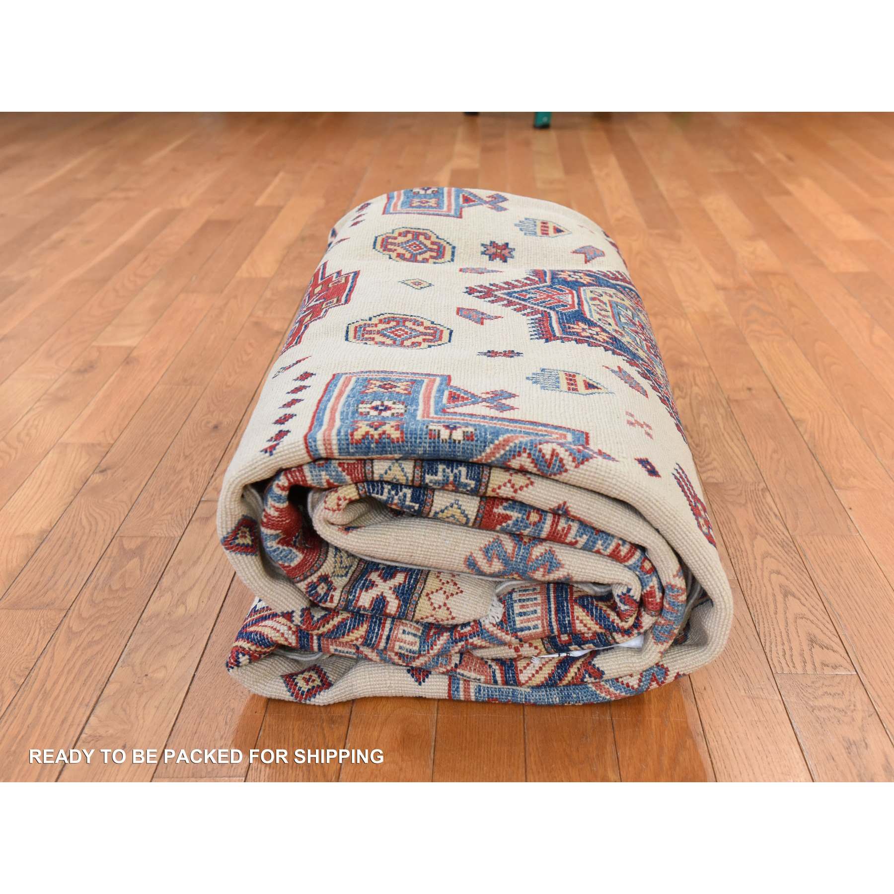 Kazak-Hand-Knotted-Rug-393885