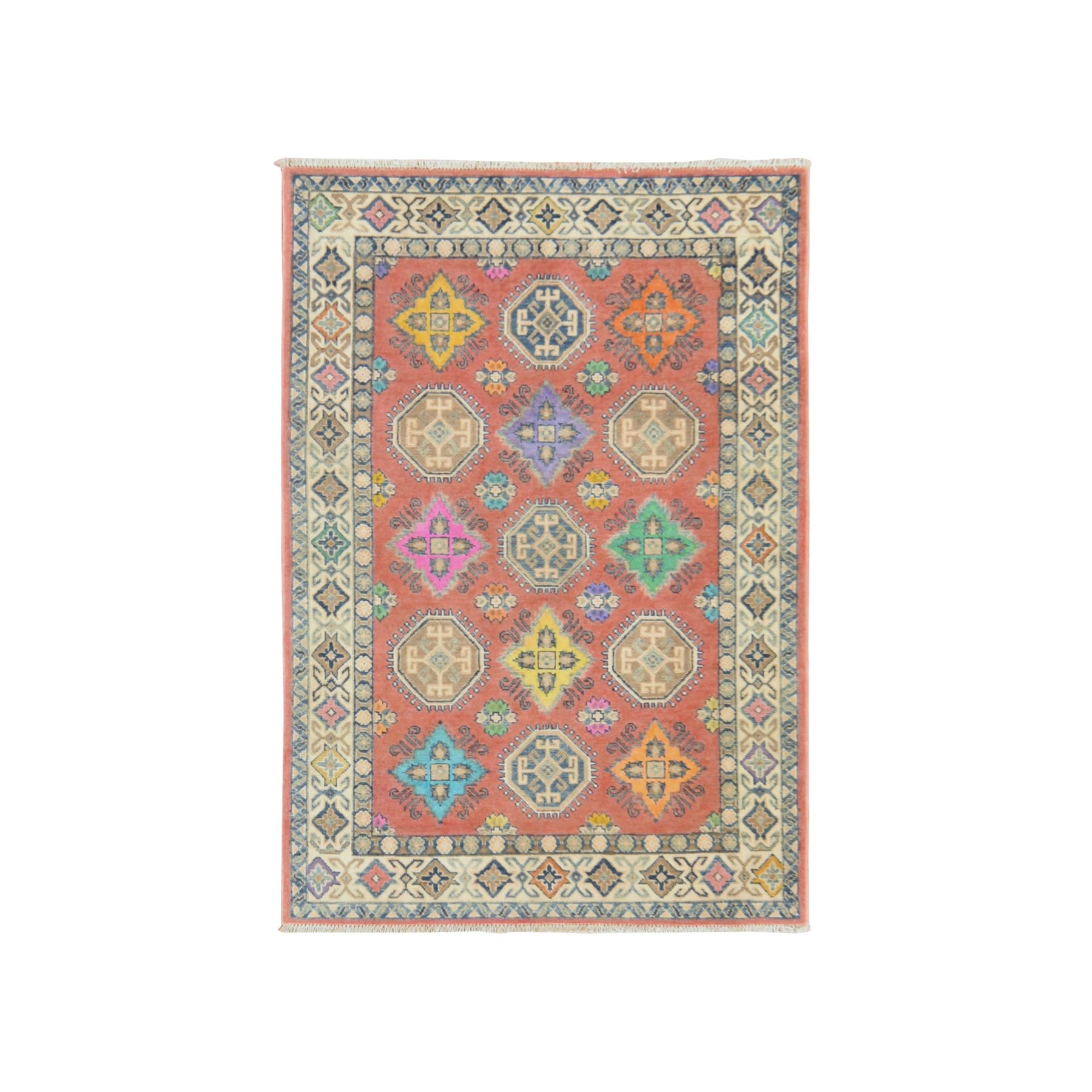 Kazak-Hand-Knotted-Rug-394145