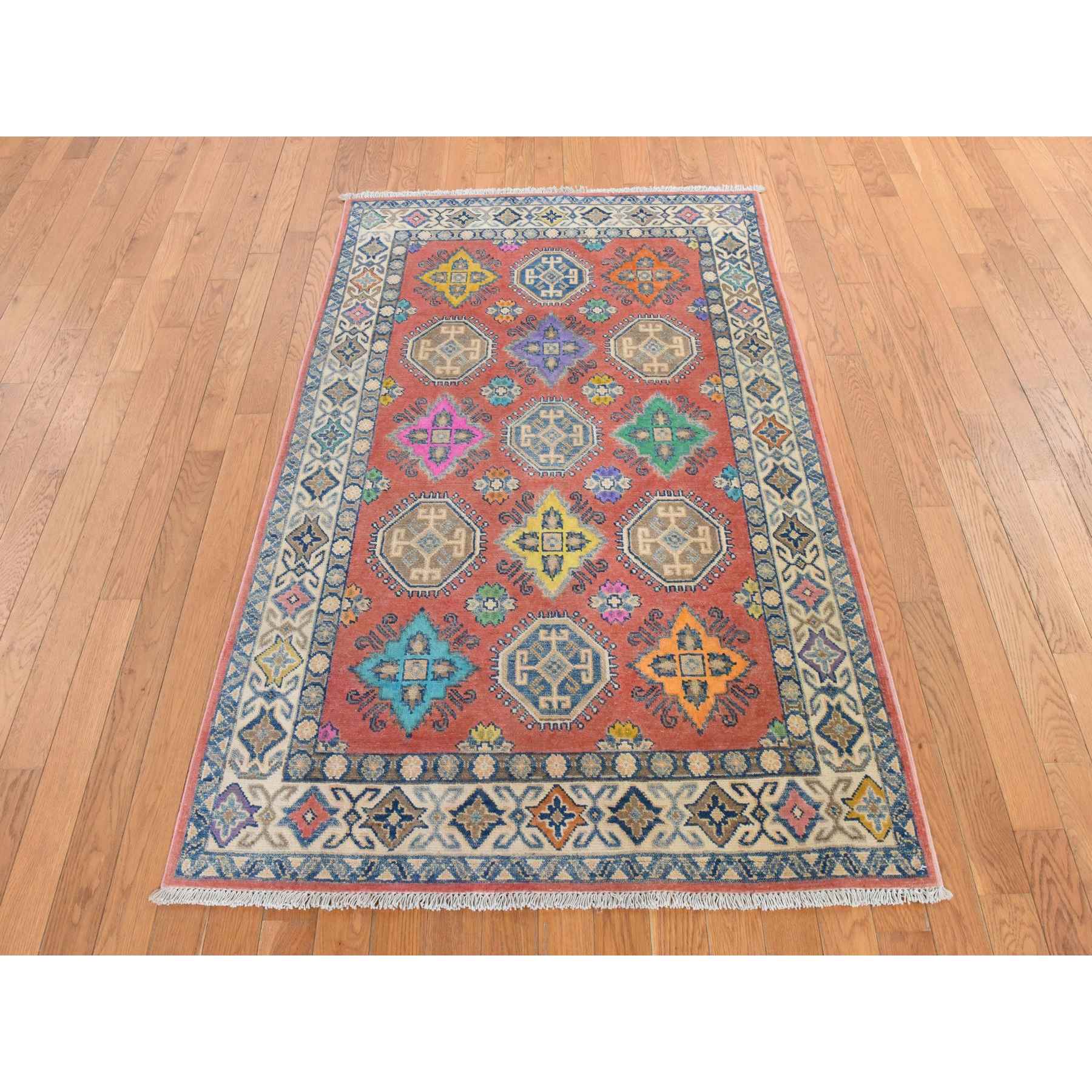 Kazak-Hand-Knotted-Rug-394145