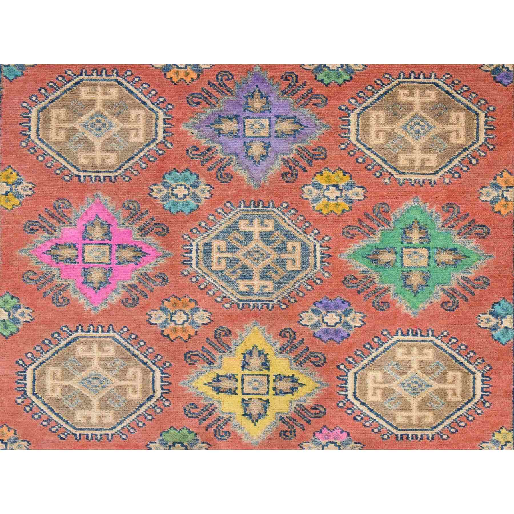 Kazak-Hand-Knotted-Rug-394145