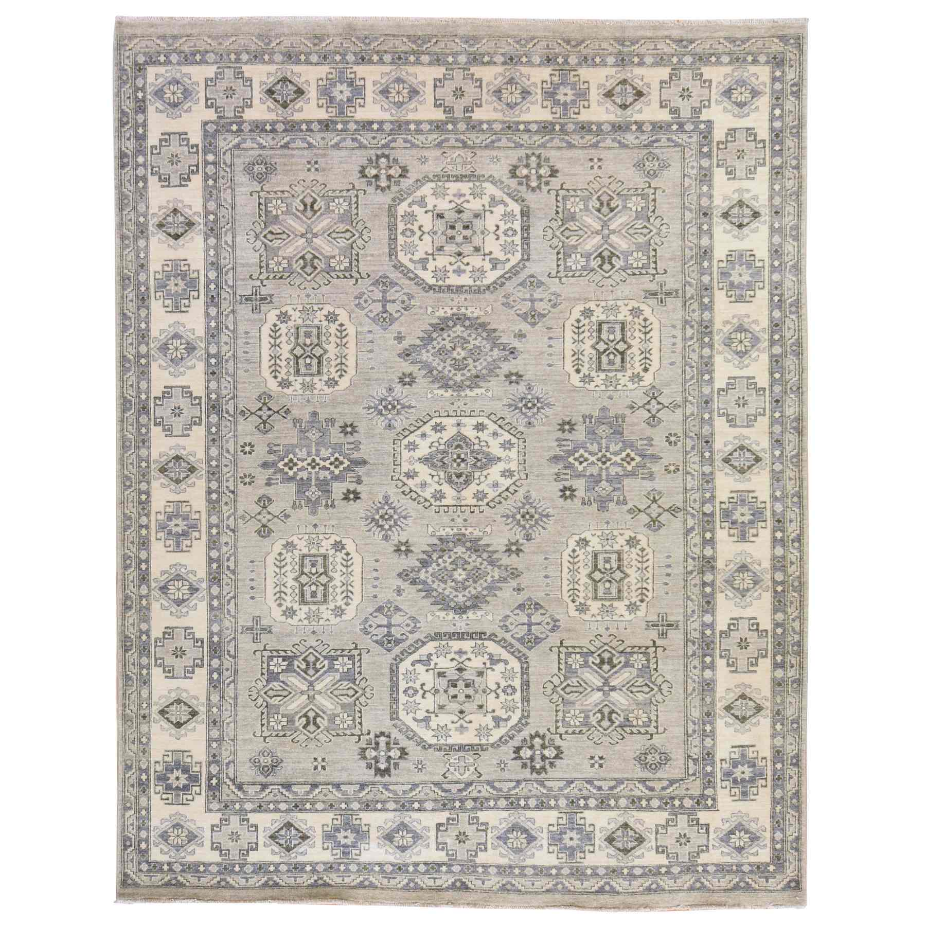 Kazak-Hand-Knotted-Rug-394160