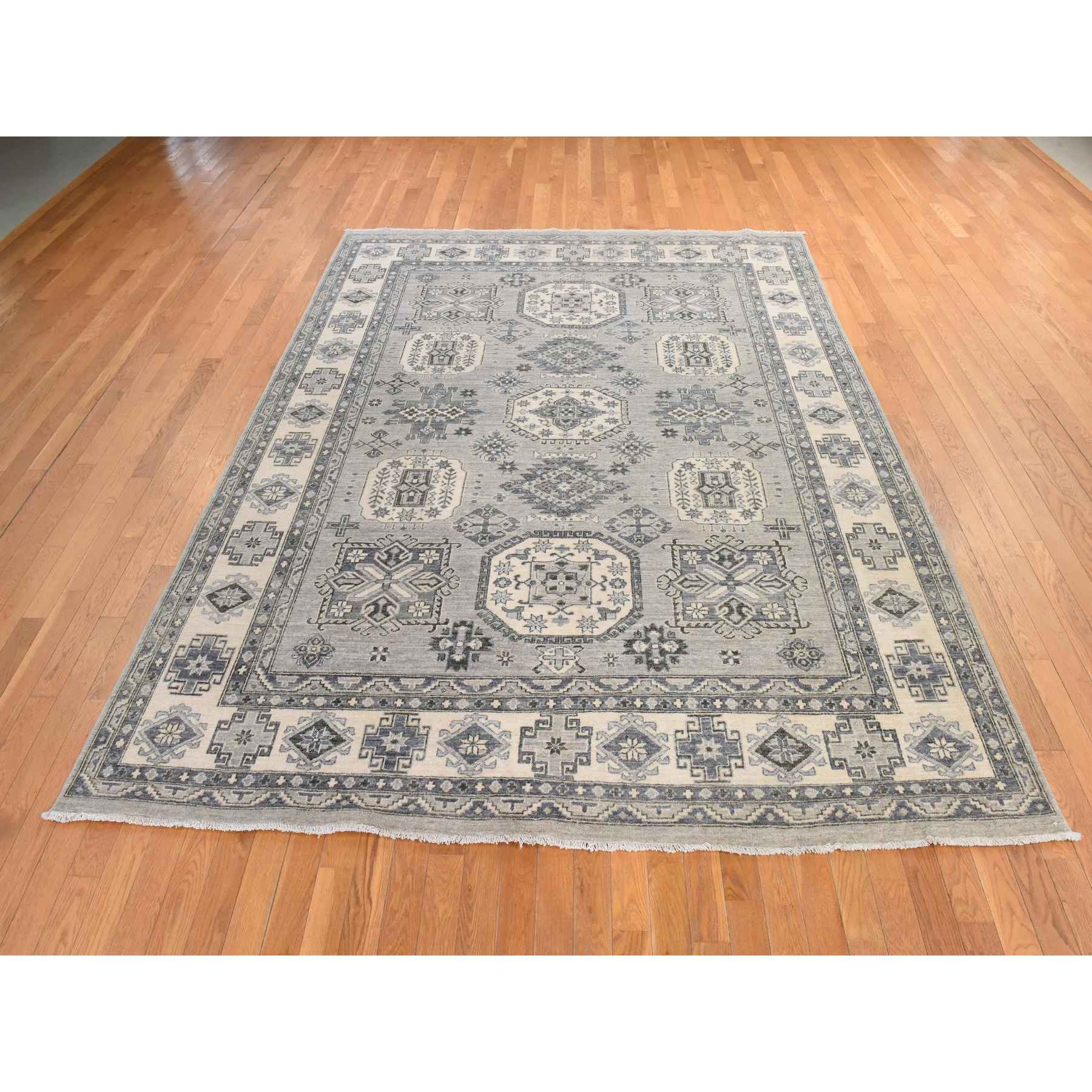 Kazak-Hand-Knotted-Rug-394160