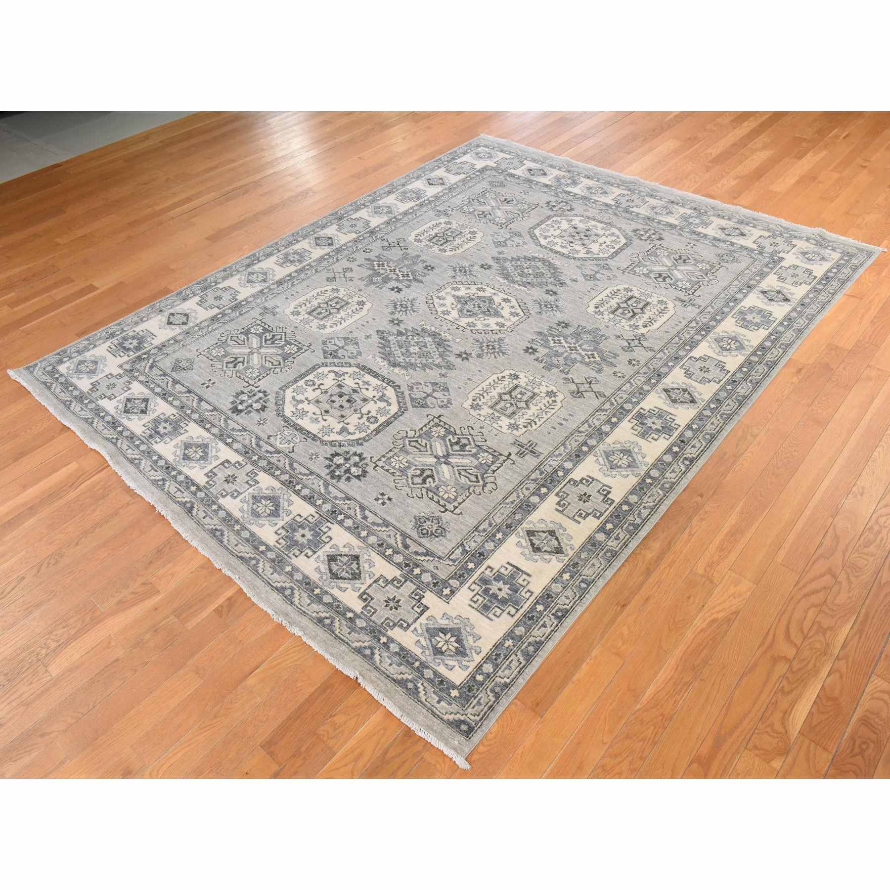 Kazak-Hand-Knotted-Rug-394160