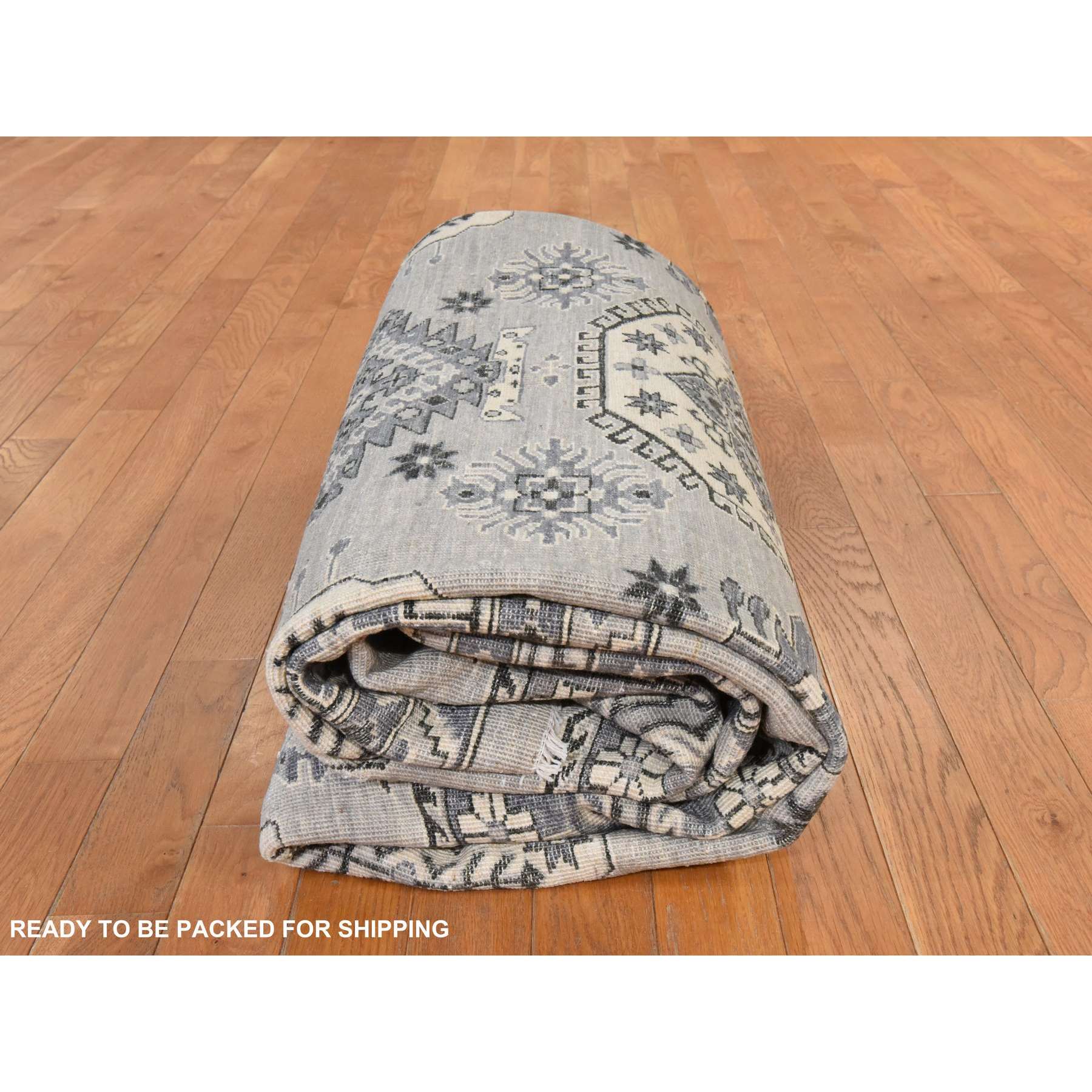 Kazak-Hand-Knotted-Rug-394160