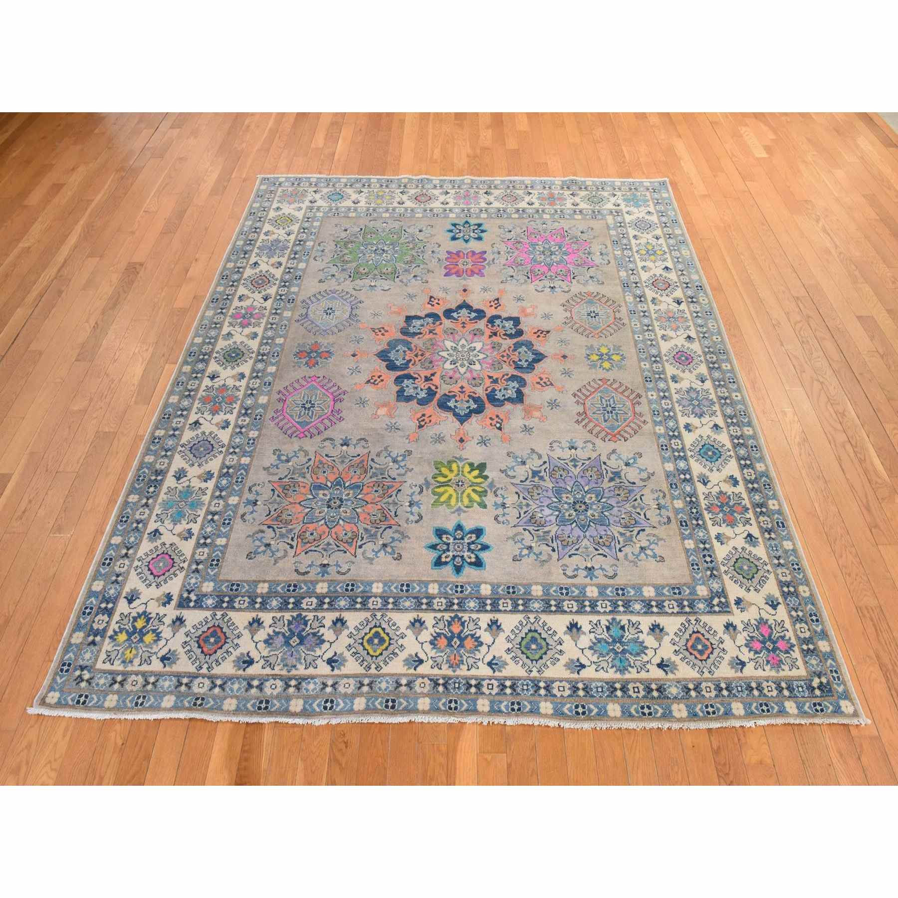 Kazak-Hand-Knotted-Rug-394220