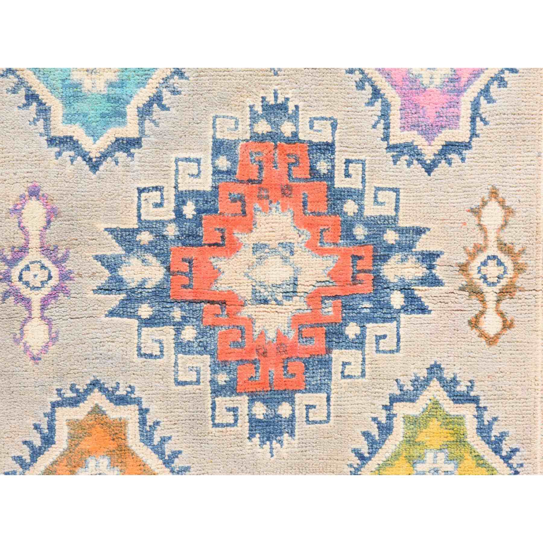 Kazak-Hand-Knotted-Rug-394530