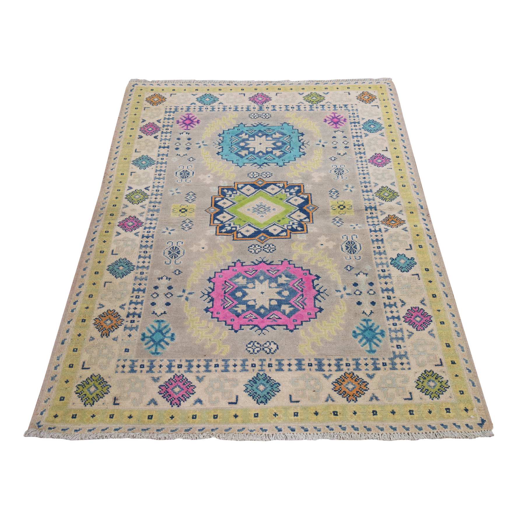 Kazak-Hand-Knotted-Rug-394535