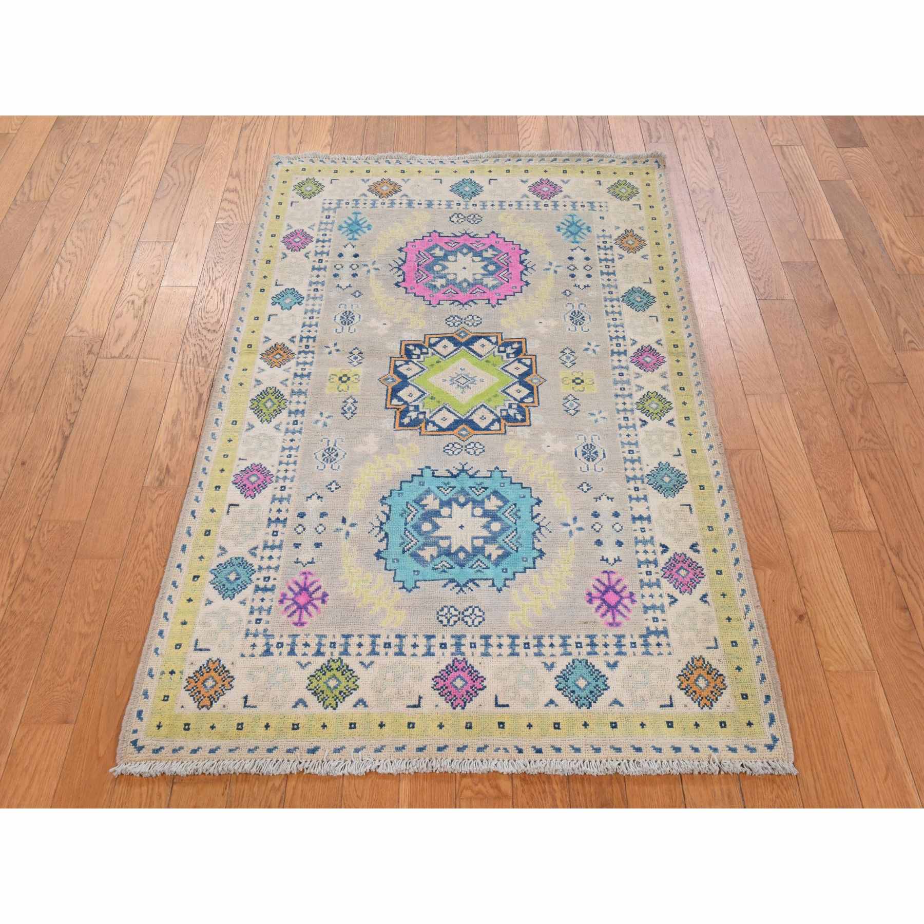 Kazak-Hand-Knotted-Rug-394535