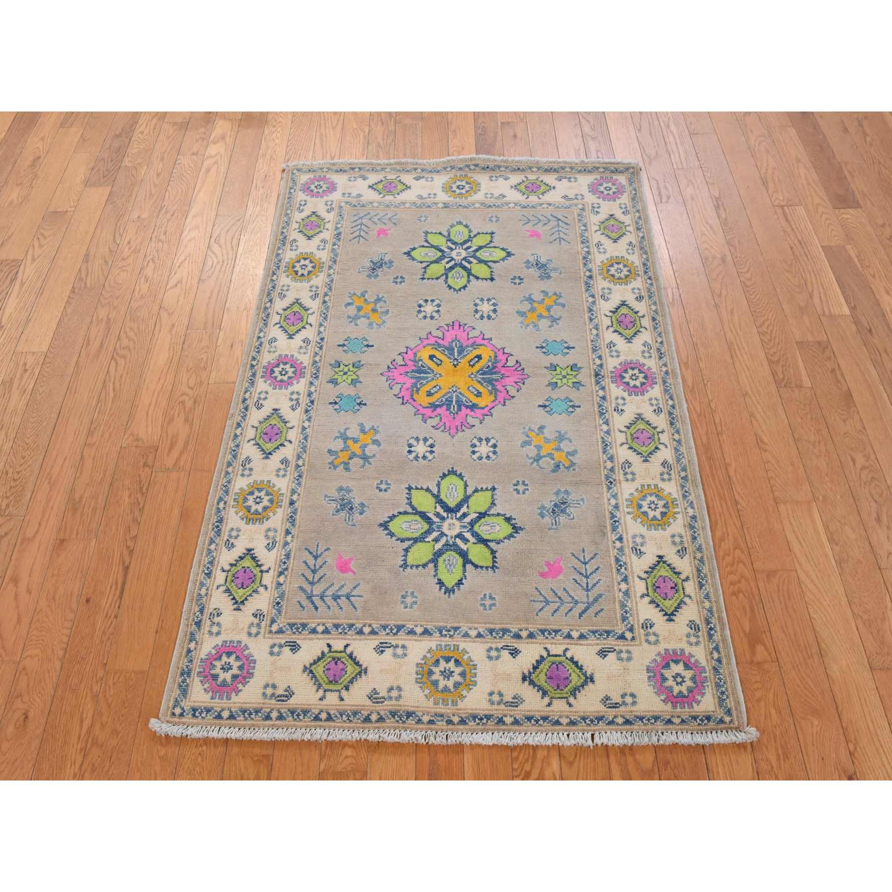 Kazak-Hand-Knotted-Rug-394540