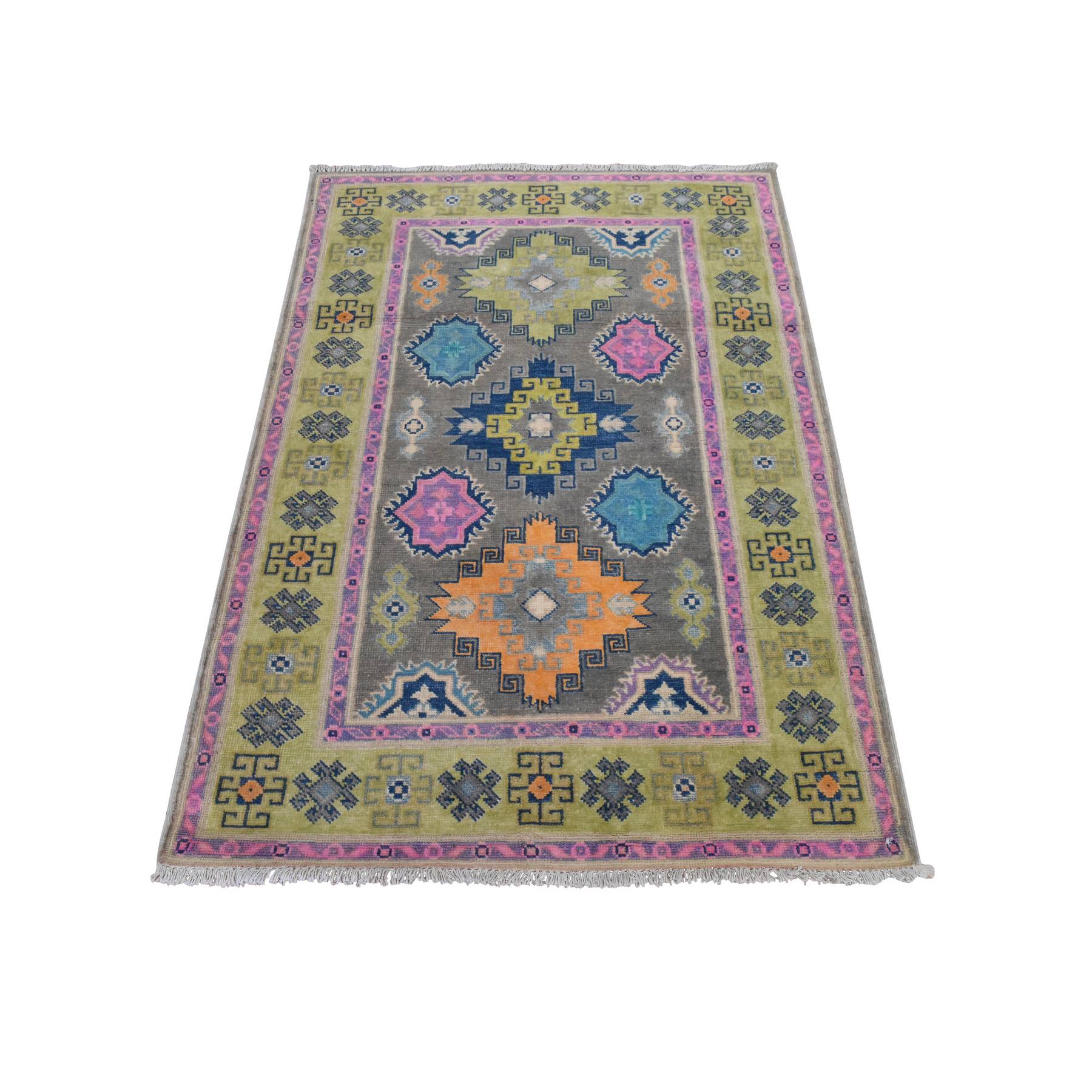 Kazak-Hand-Knotted-Rug-394545