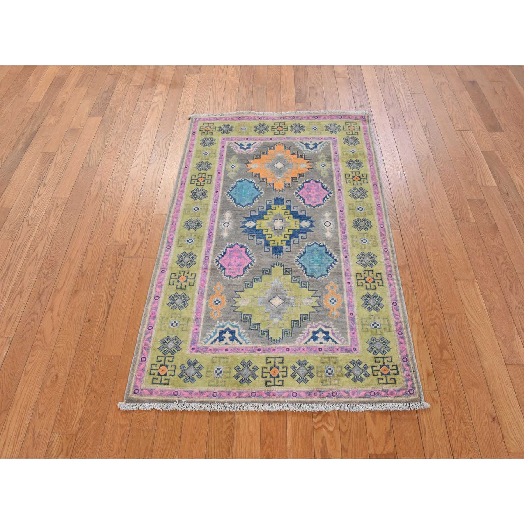 Kazak-Hand-Knotted-Rug-394545