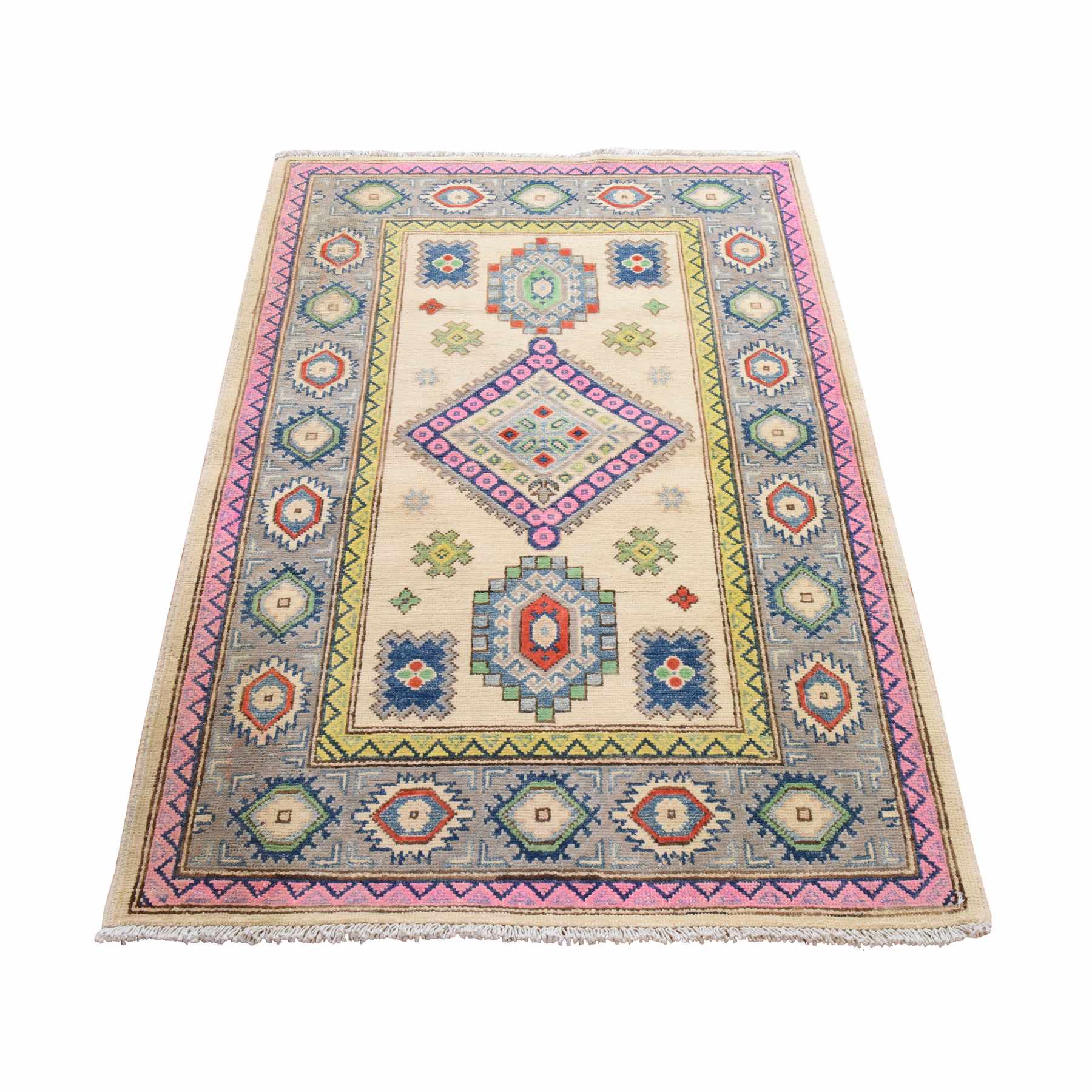 Kazak-Hand-Knotted-Rug-394585