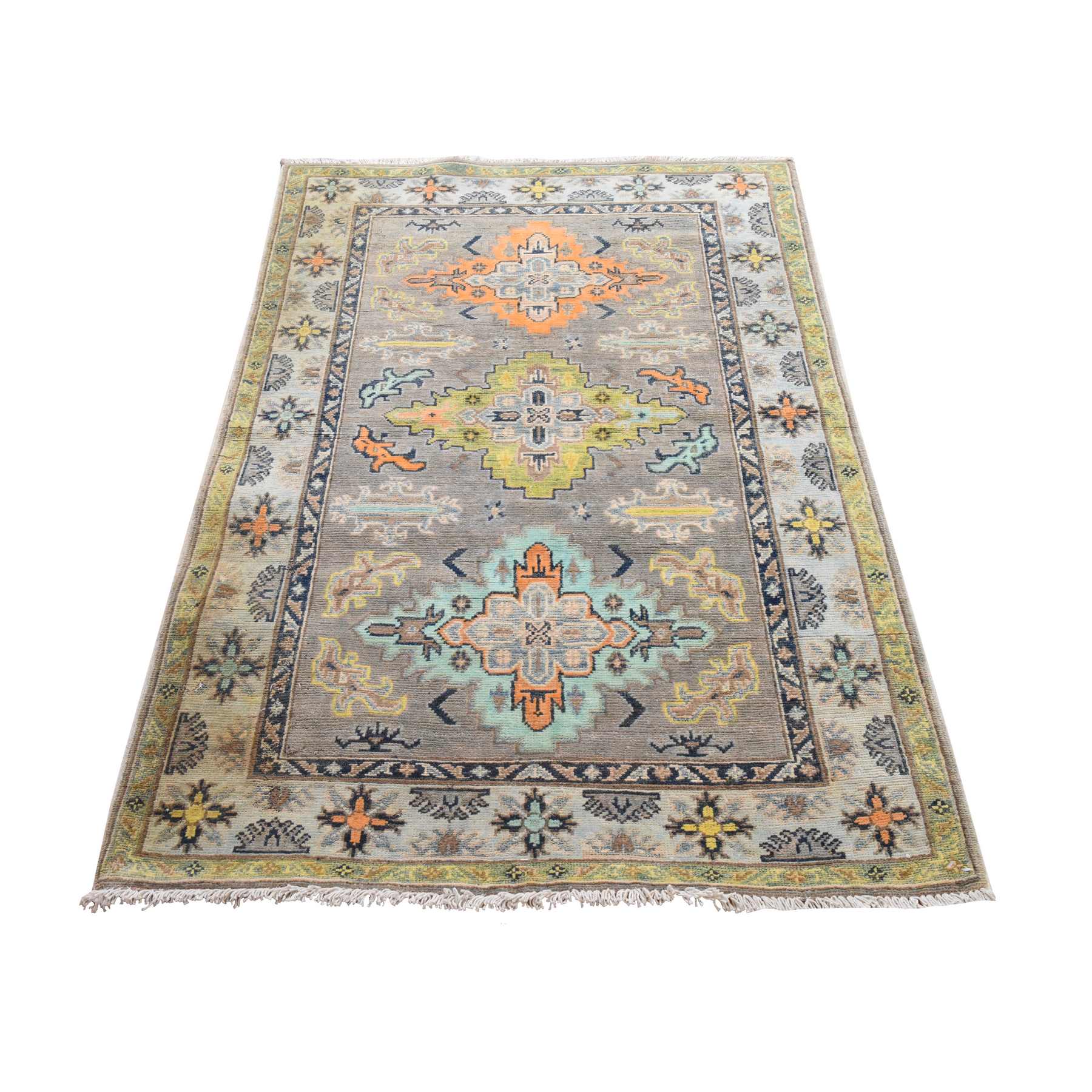Kazak-Hand-Knotted-Rug-394590