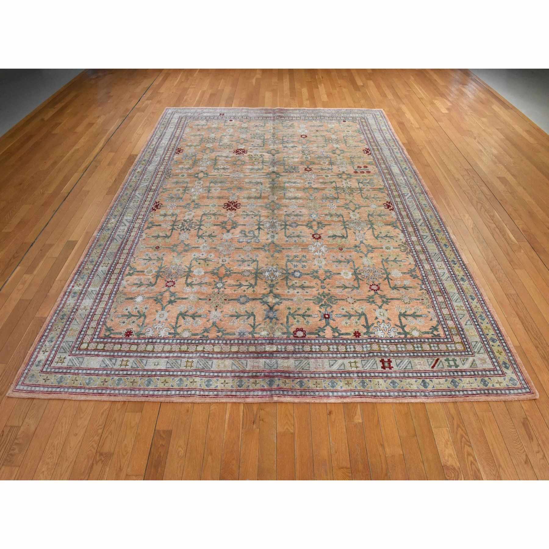 Khotan-and-Samarkand-Hand-Knotted-Rug-392870