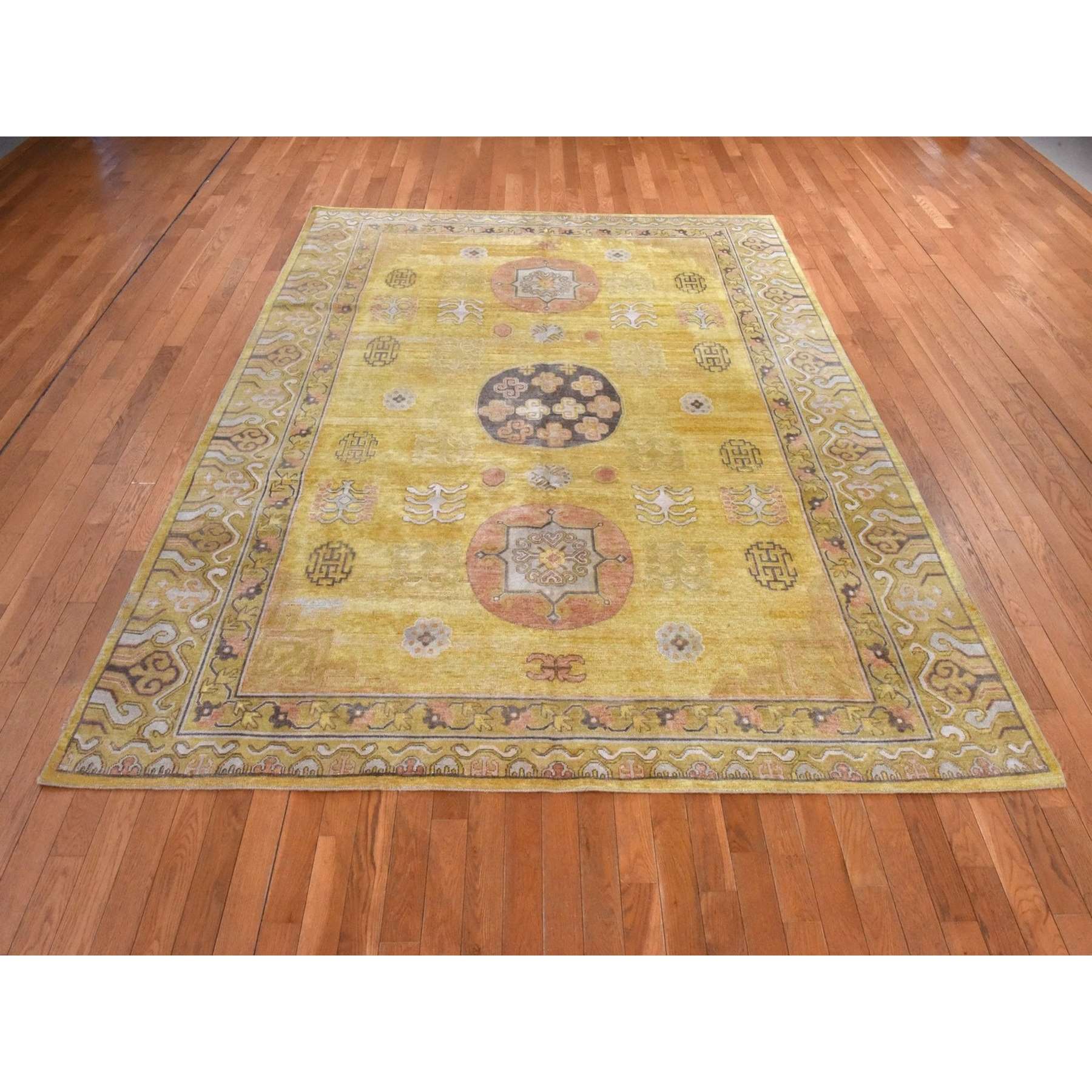 Khotan-and-Samarkand-Hand-Knotted-Rug-392875