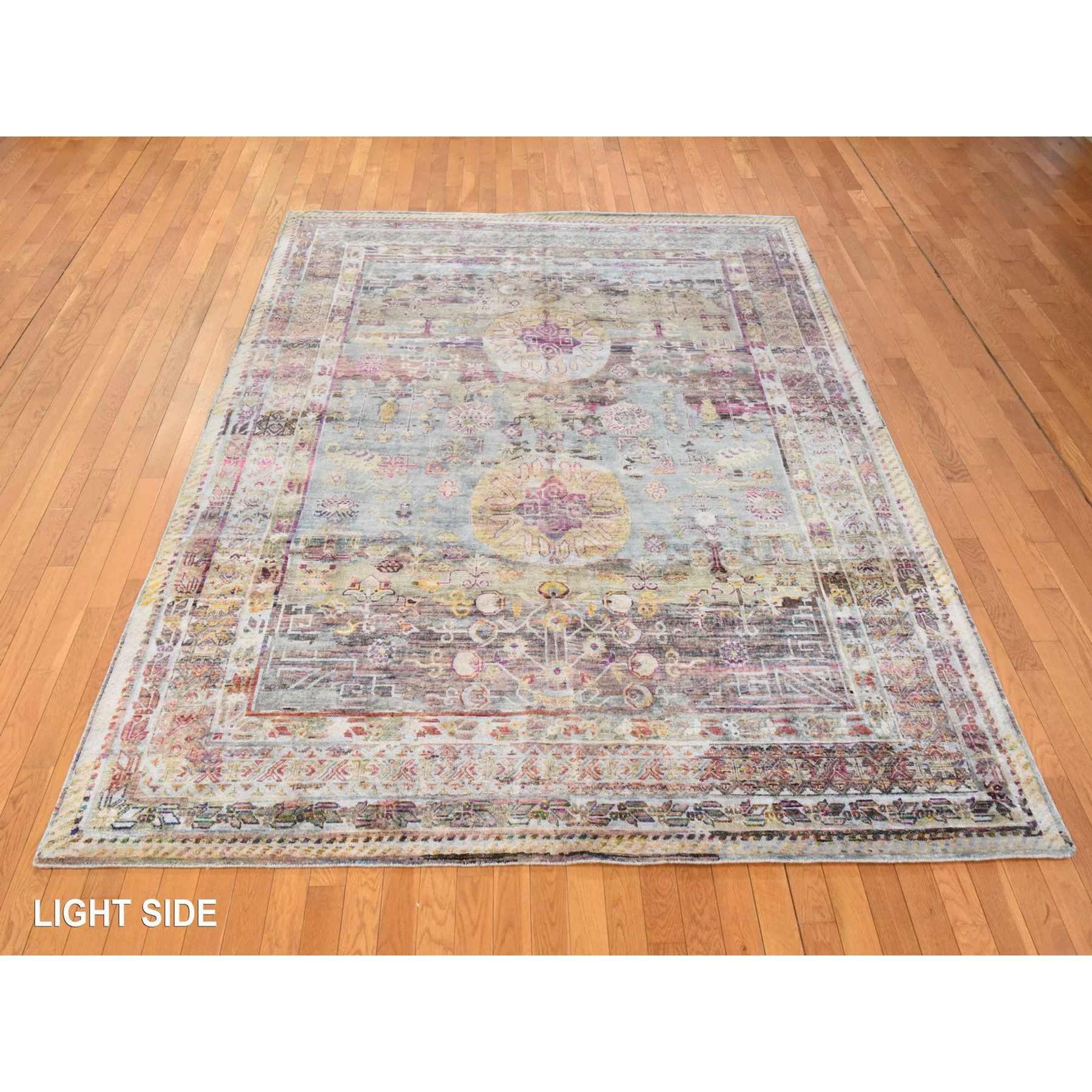 Khotan-and-Samarkand-Hand-Knotted-Rug-392900
