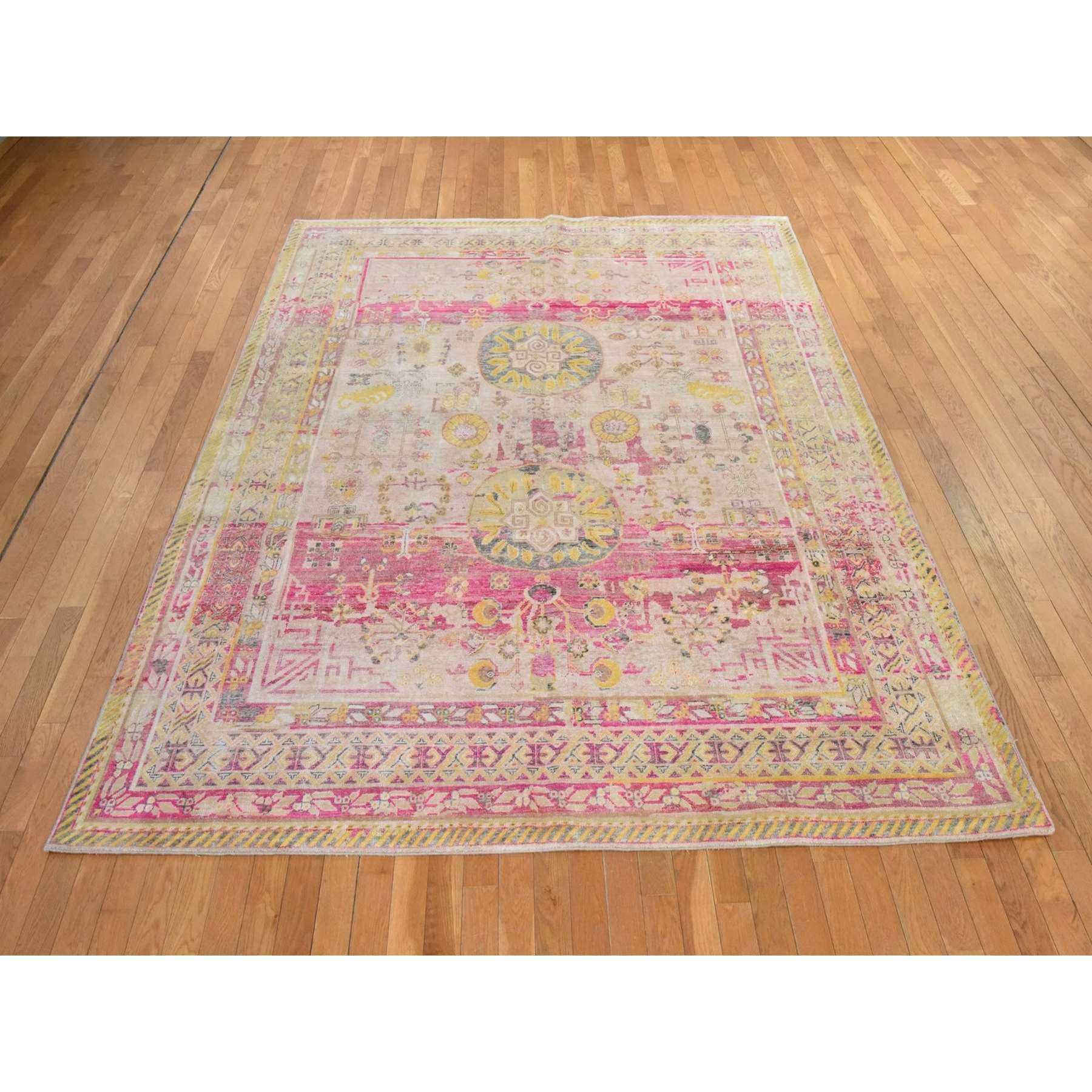 Khotan-and-Samarkand-Hand-Knotted-Rug-392905