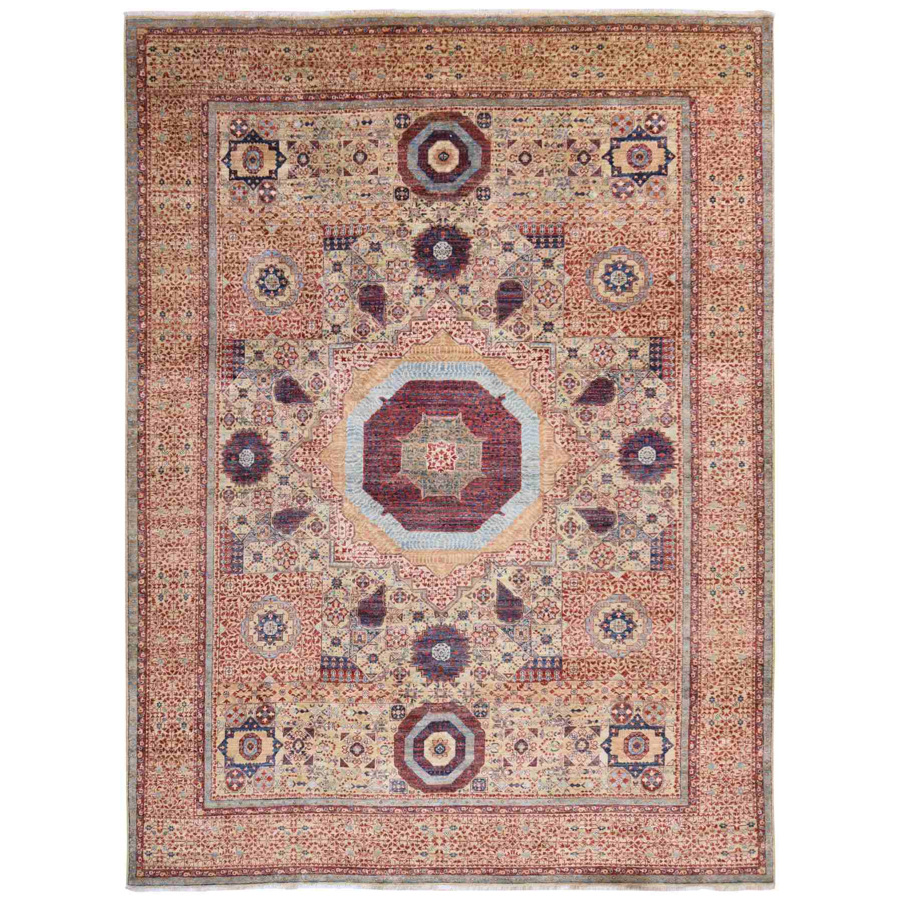 Mamluk-Hand-Knotted-Rug-393950
