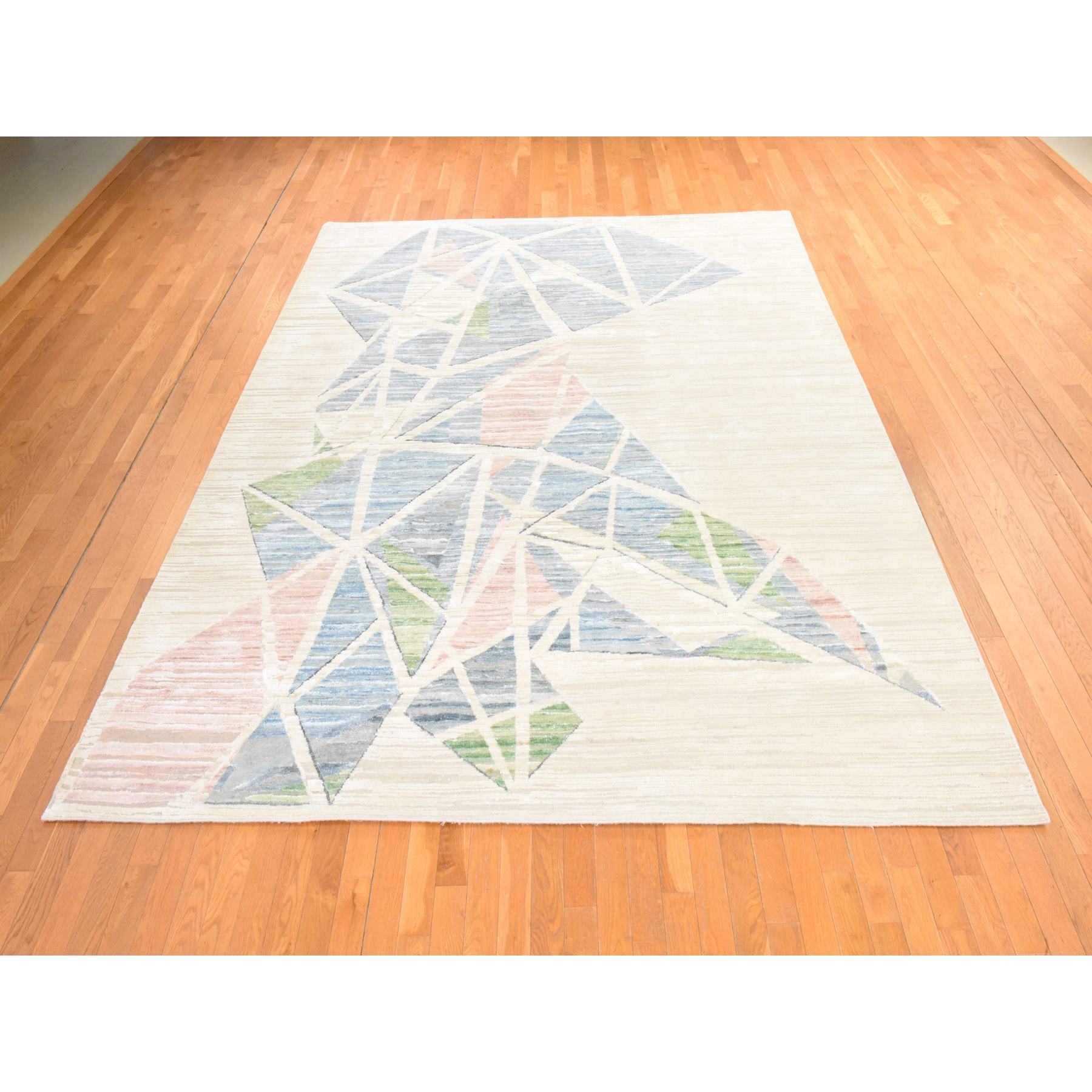 Modern-and-Contemporary-Hand-Knotted-Rug-392685