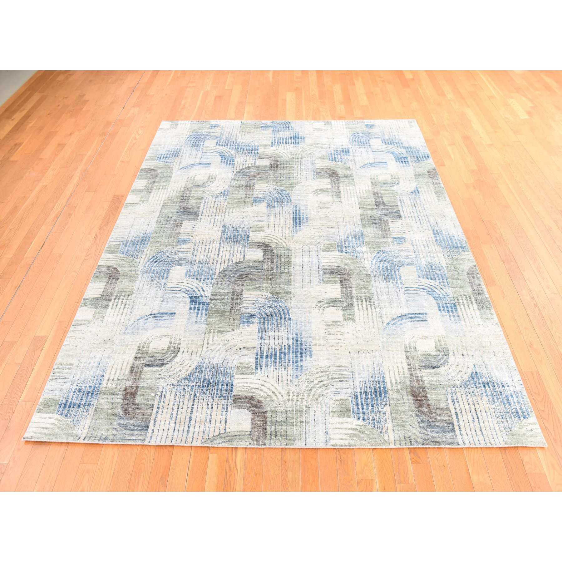 Modern-and-Contemporary-Hand-Knotted-Rug-393340
