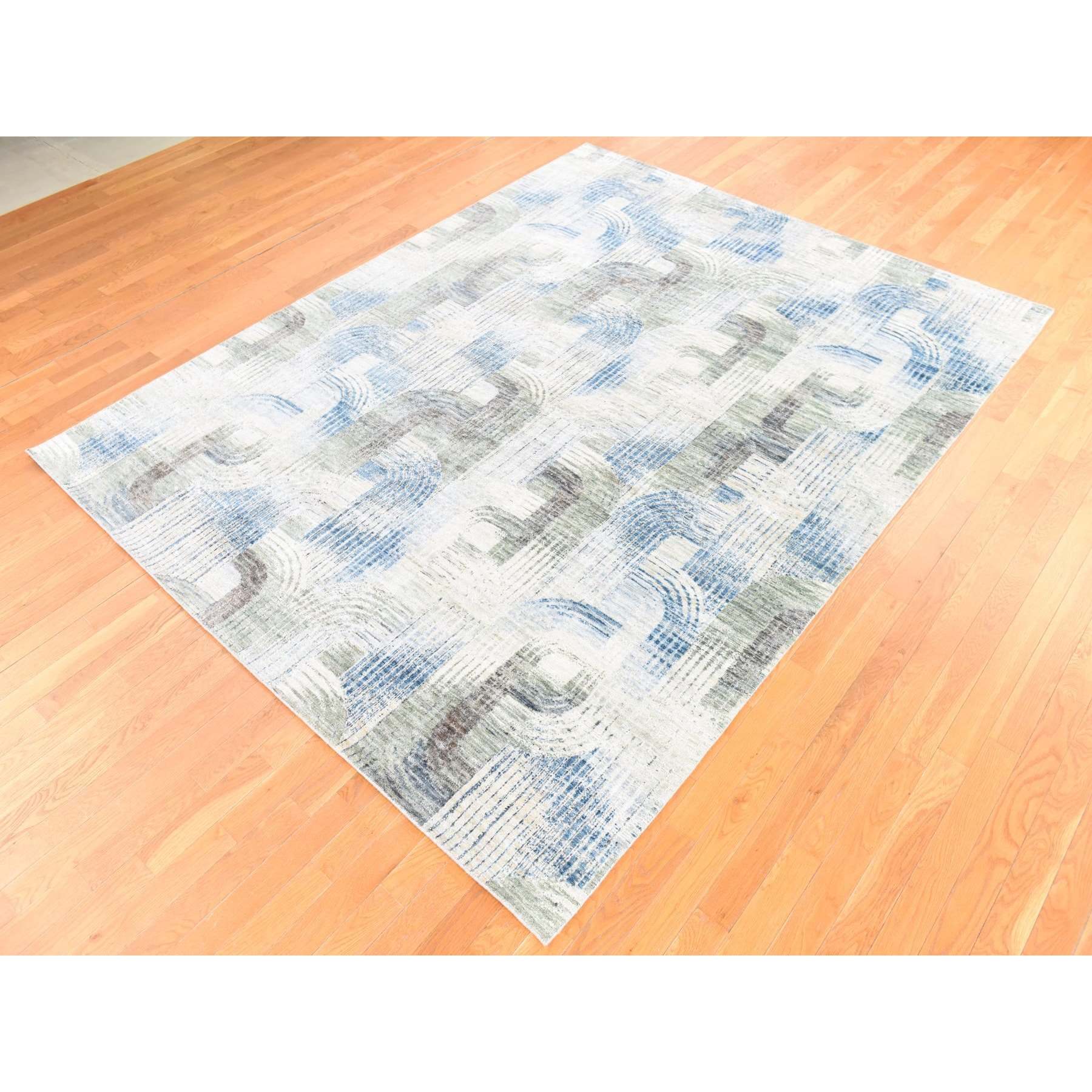 Modern-and-Contemporary-Hand-Knotted-Rug-393340