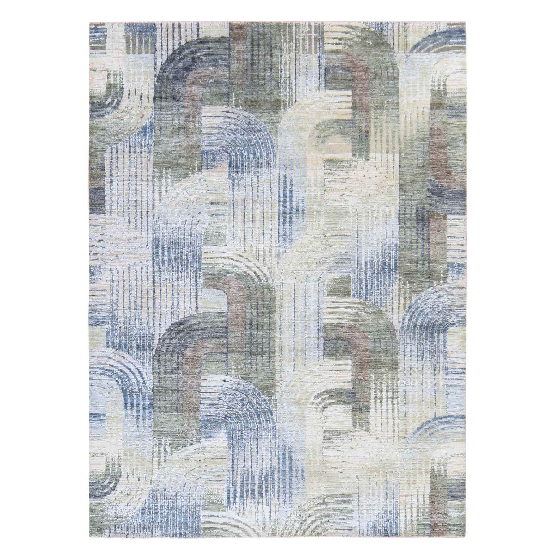 Modern-and-Contemporary-Hand-Knotted-Rug-393845