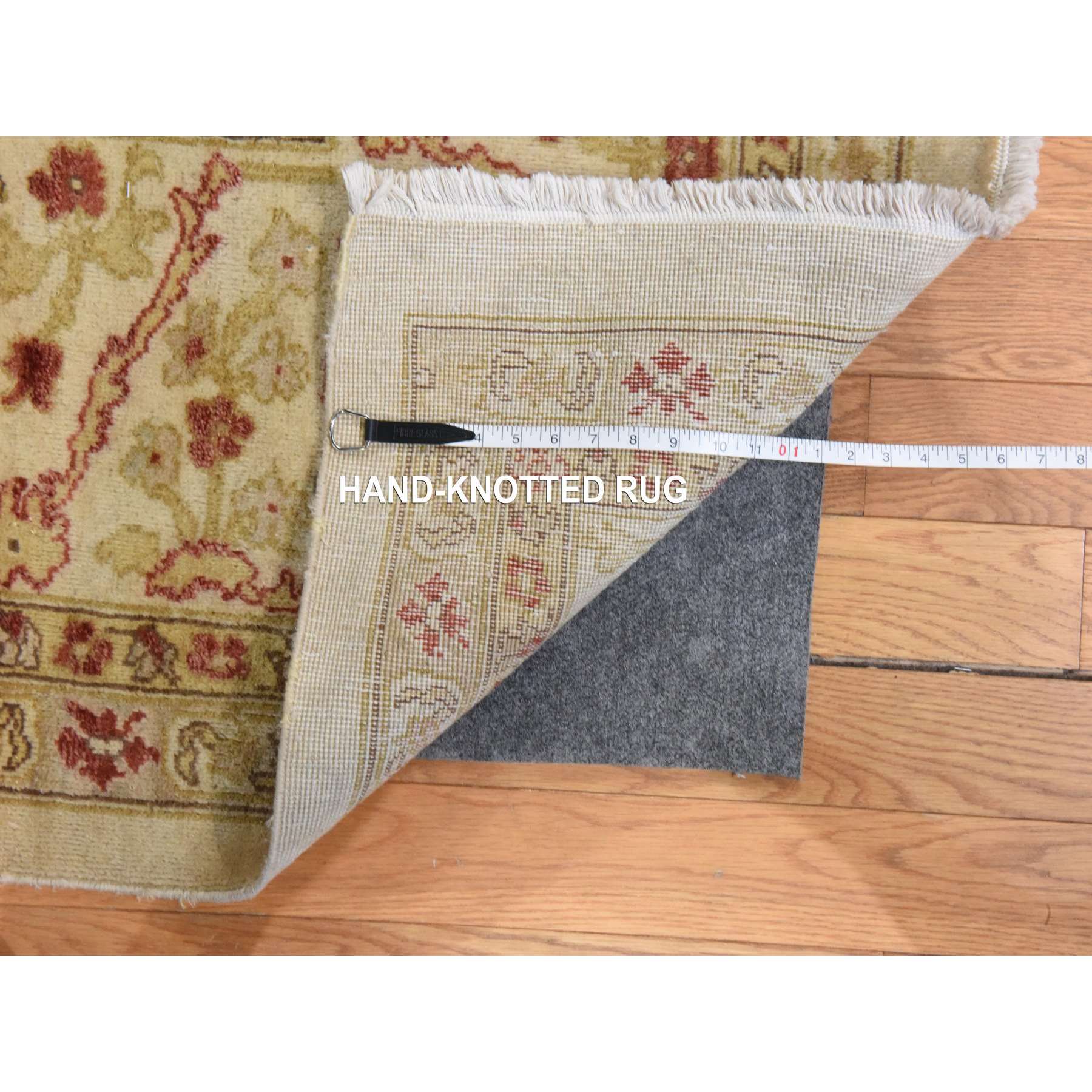 Oushak-And-Peshawar-Hand-Knotted-Rug-393130