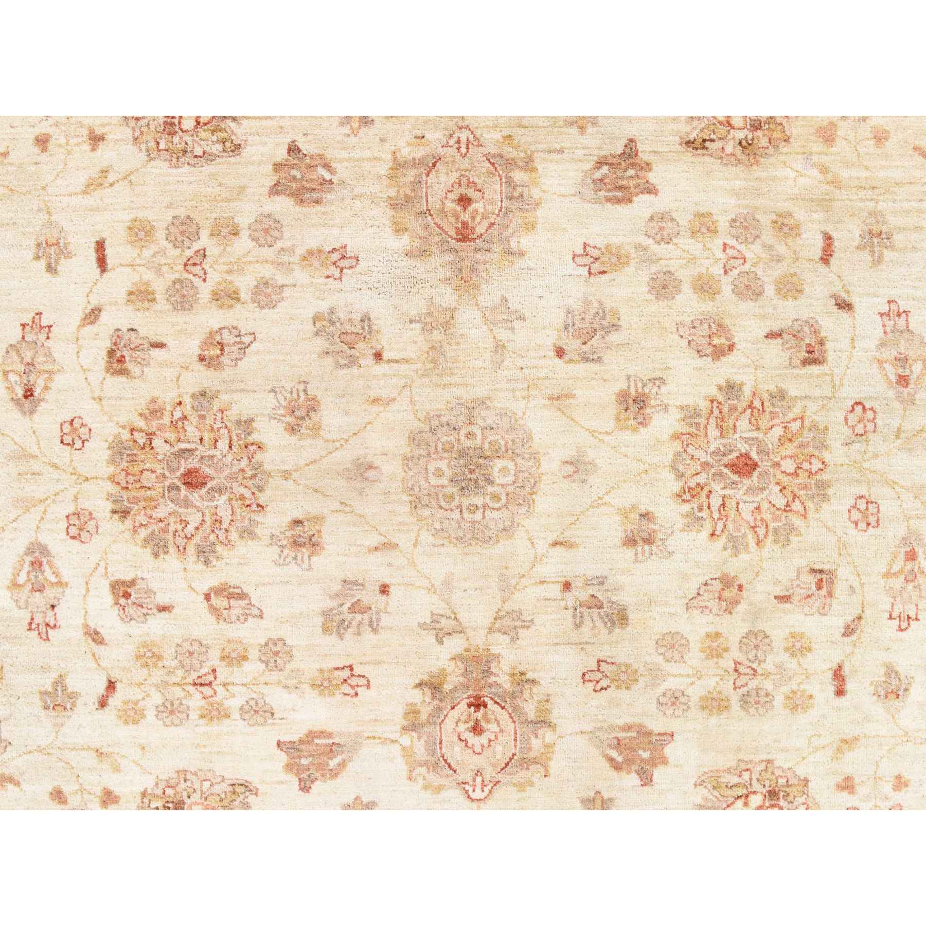 Oushak-And-Peshawar-Hand-Knotted-Rug-393330