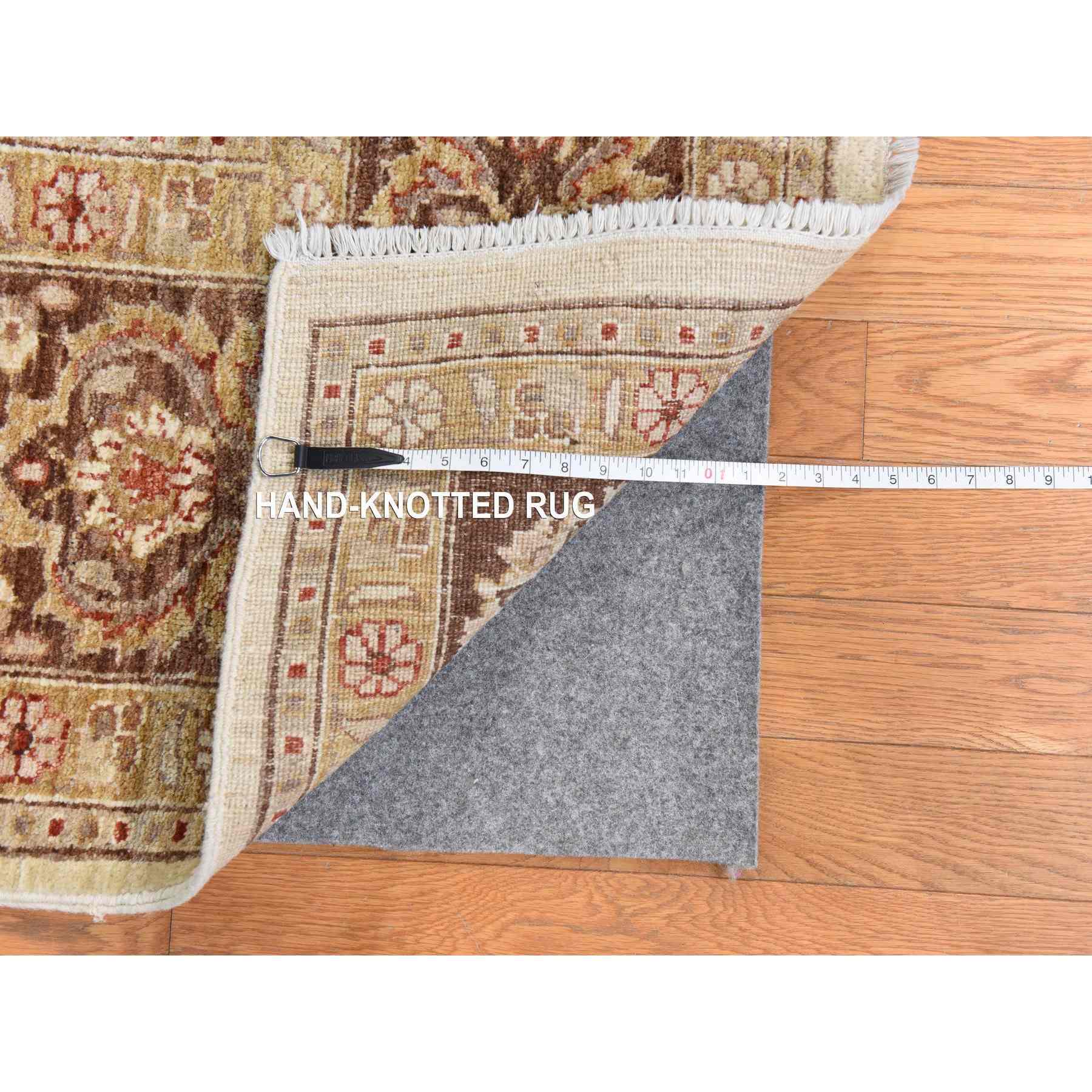 Oushak-And-Peshawar-Hand-Knotted-Rug-393330