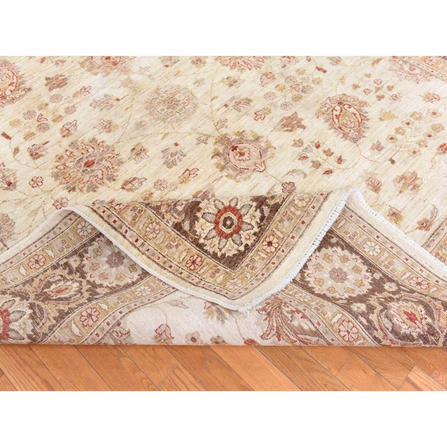 Oushak-And-Peshawar-Hand-Knotted-Rug-393330