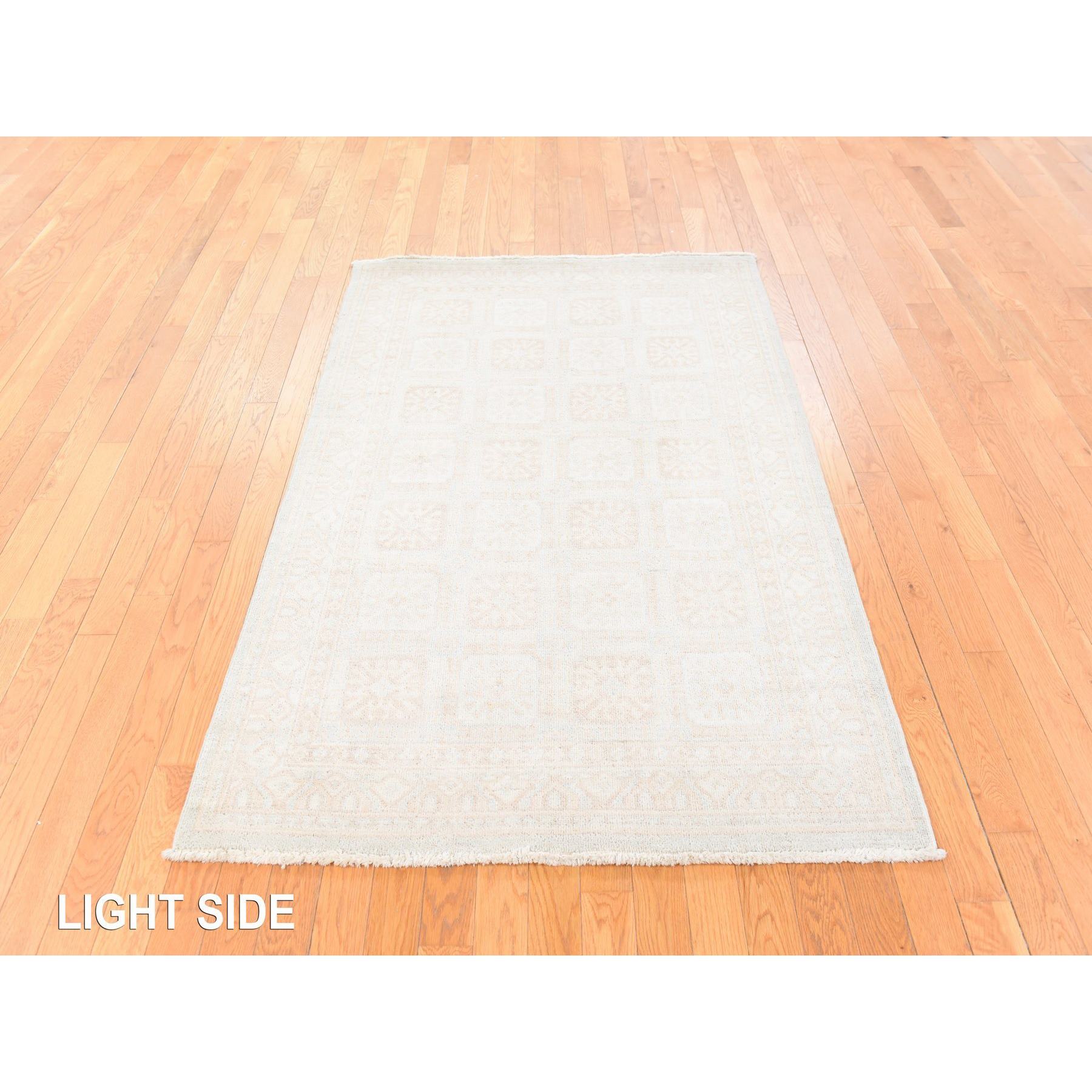 Oushak-And-Peshawar-Hand-Knotted-Rug-393415