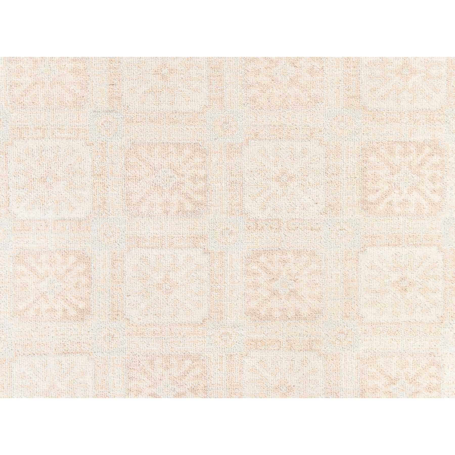 Oushak-And-Peshawar-Hand-Knotted-Rug-393415