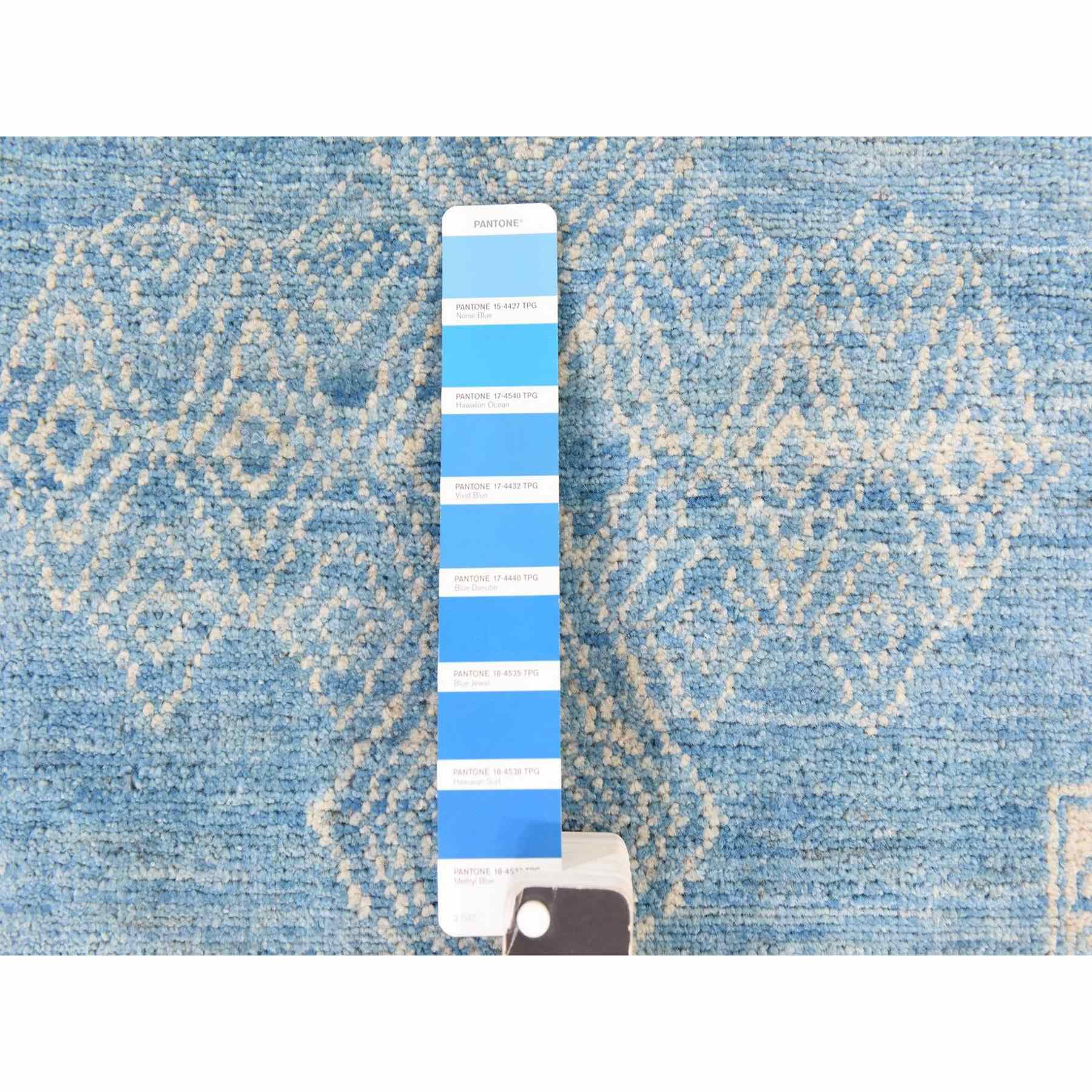 Oushak-And-Peshawar-Hand-Knotted-Rug-393425