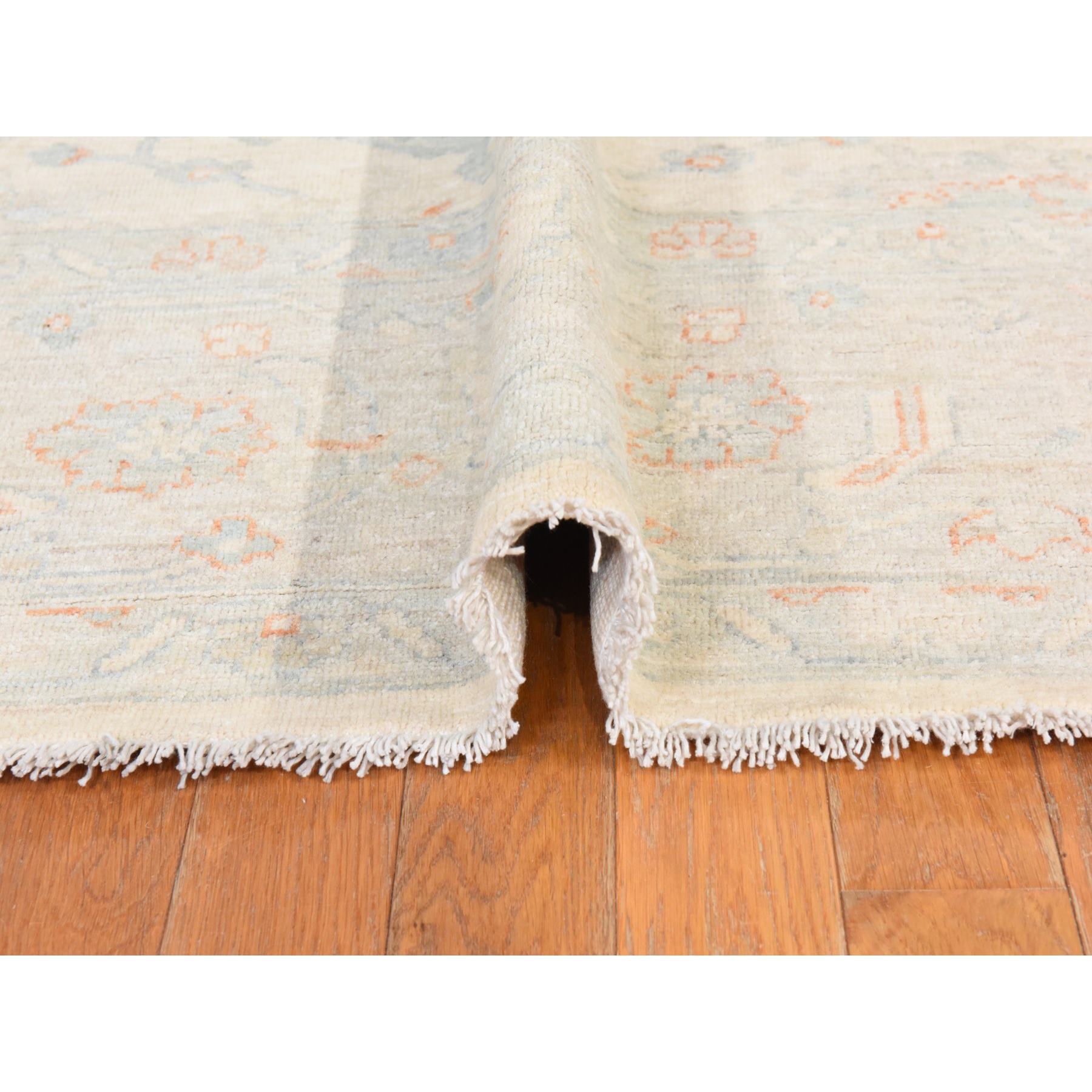 Oushak-And-Peshawar-Hand-Knotted-Rug-394165