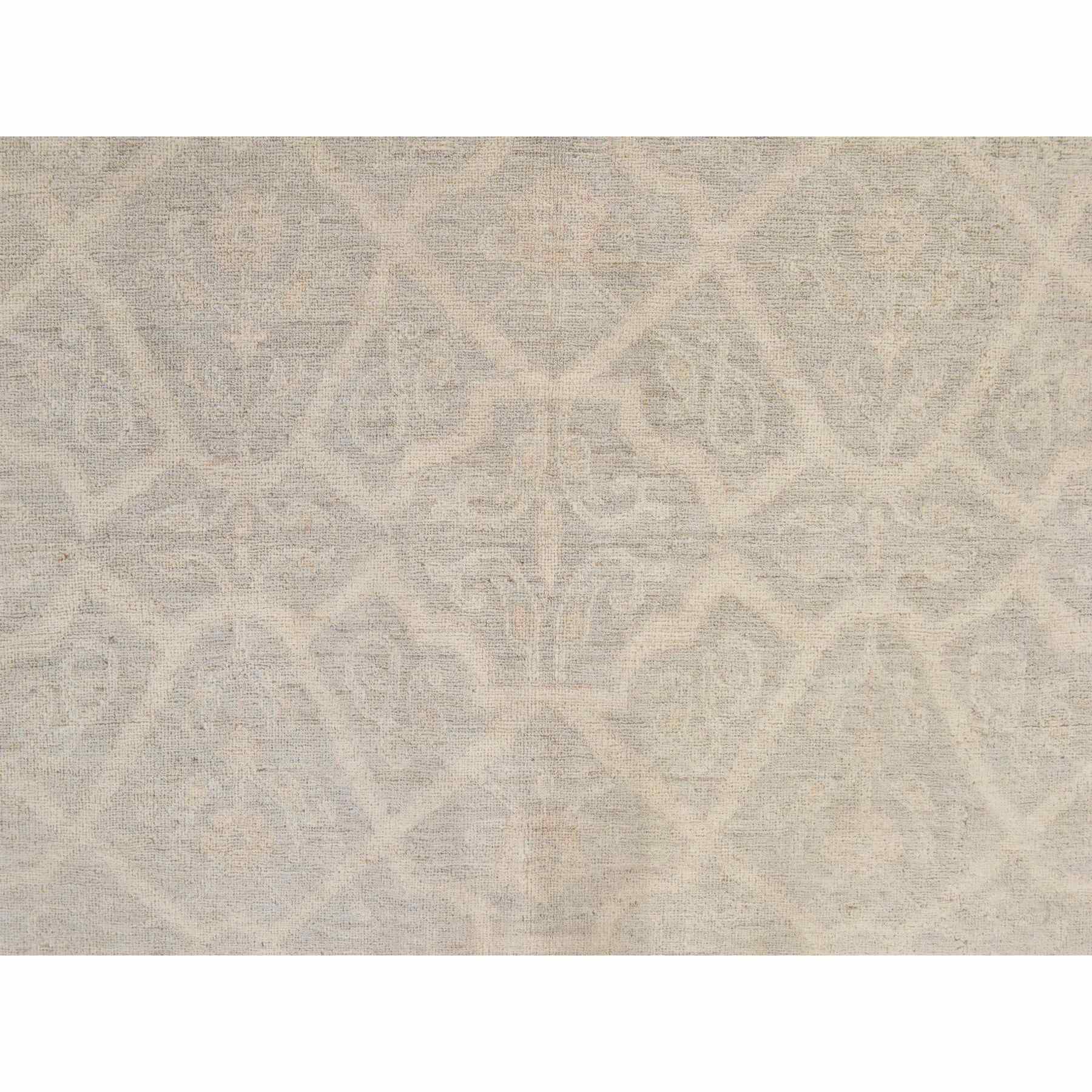 Oushak-And-Peshawar-Hand-Knotted-Rug-394170