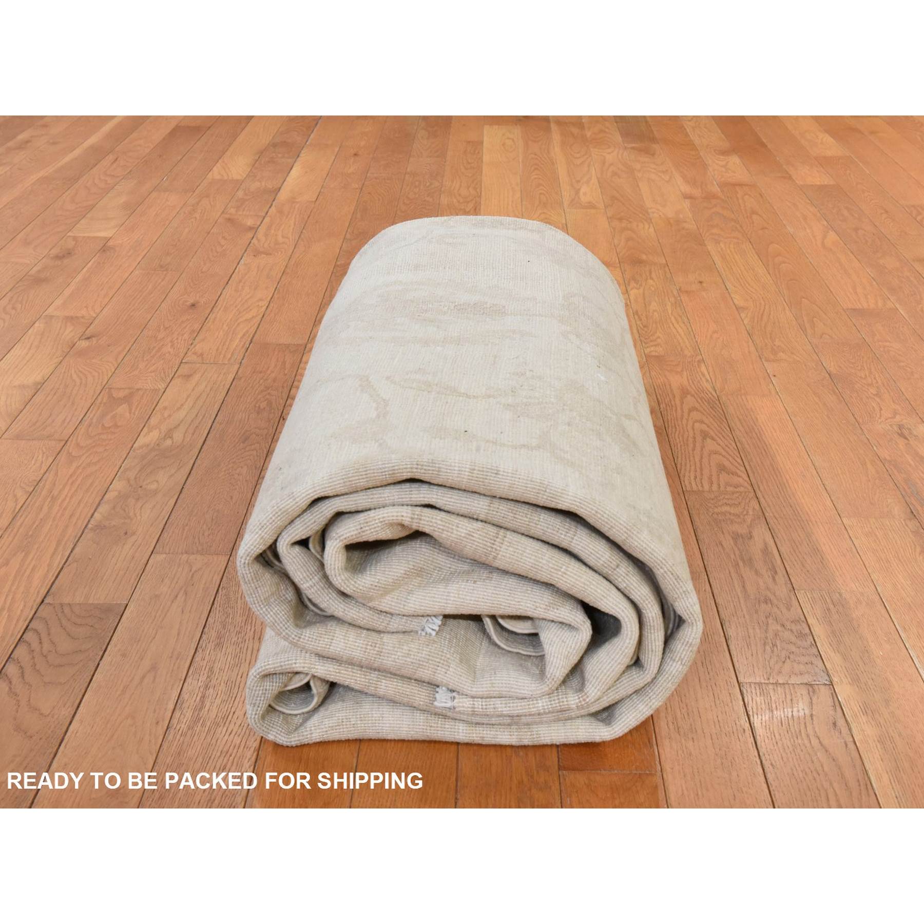 Oushak-And-Peshawar-Hand-Knotted-Rug-394210