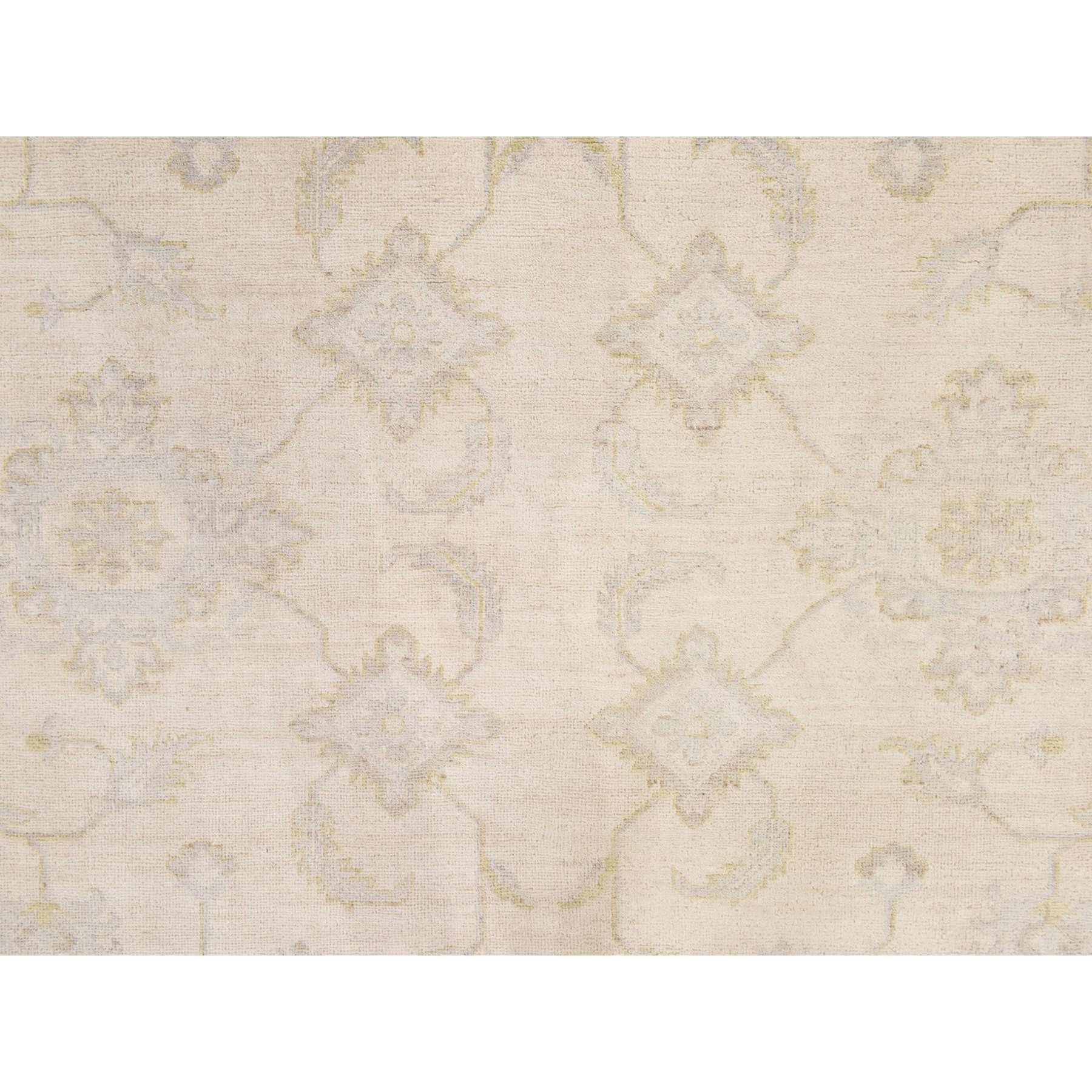 Oushak-And-Peshawar-Hand-Knotted-Rug-394215