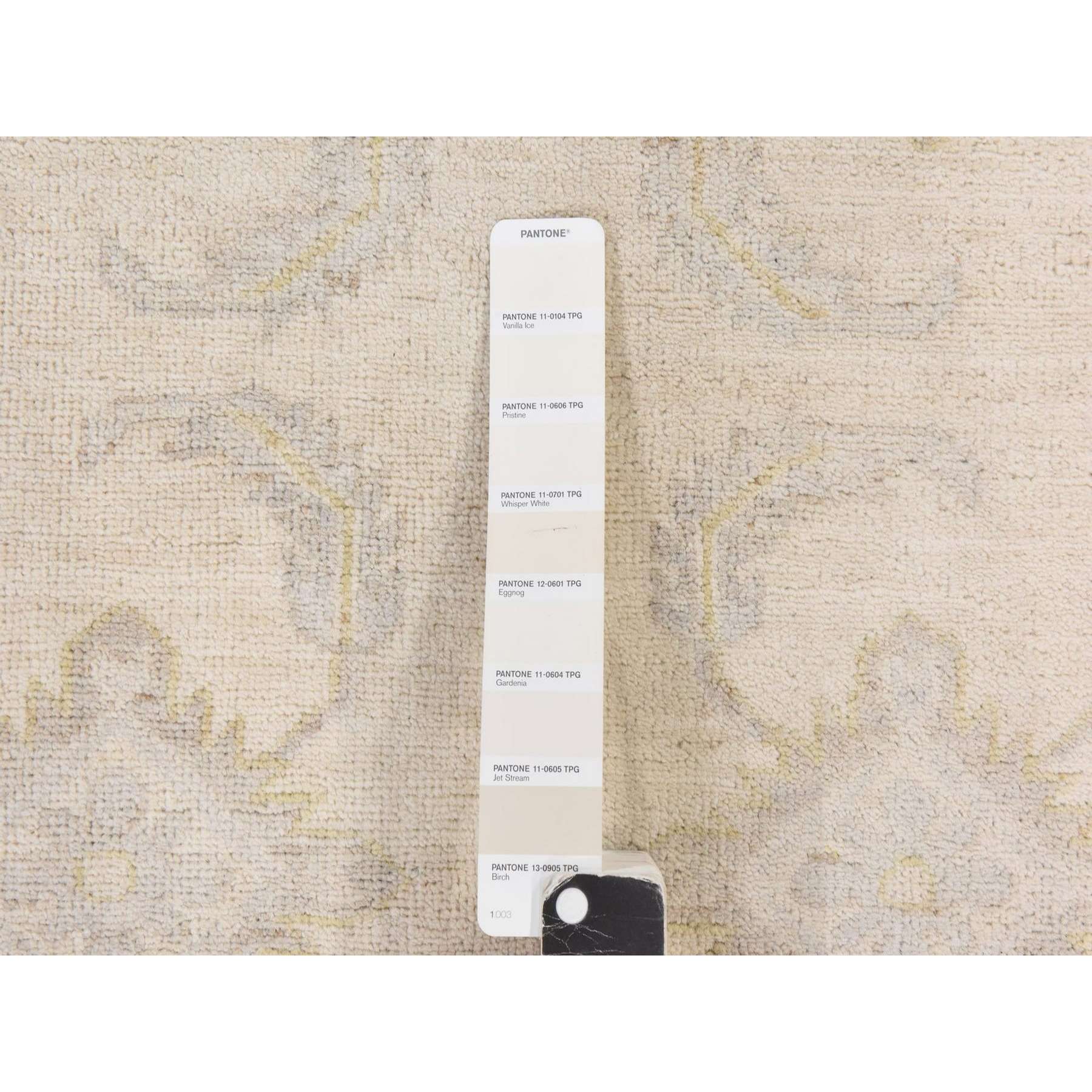 Oushak-And-Peshawar-Hand-Knotted-Rug-394215