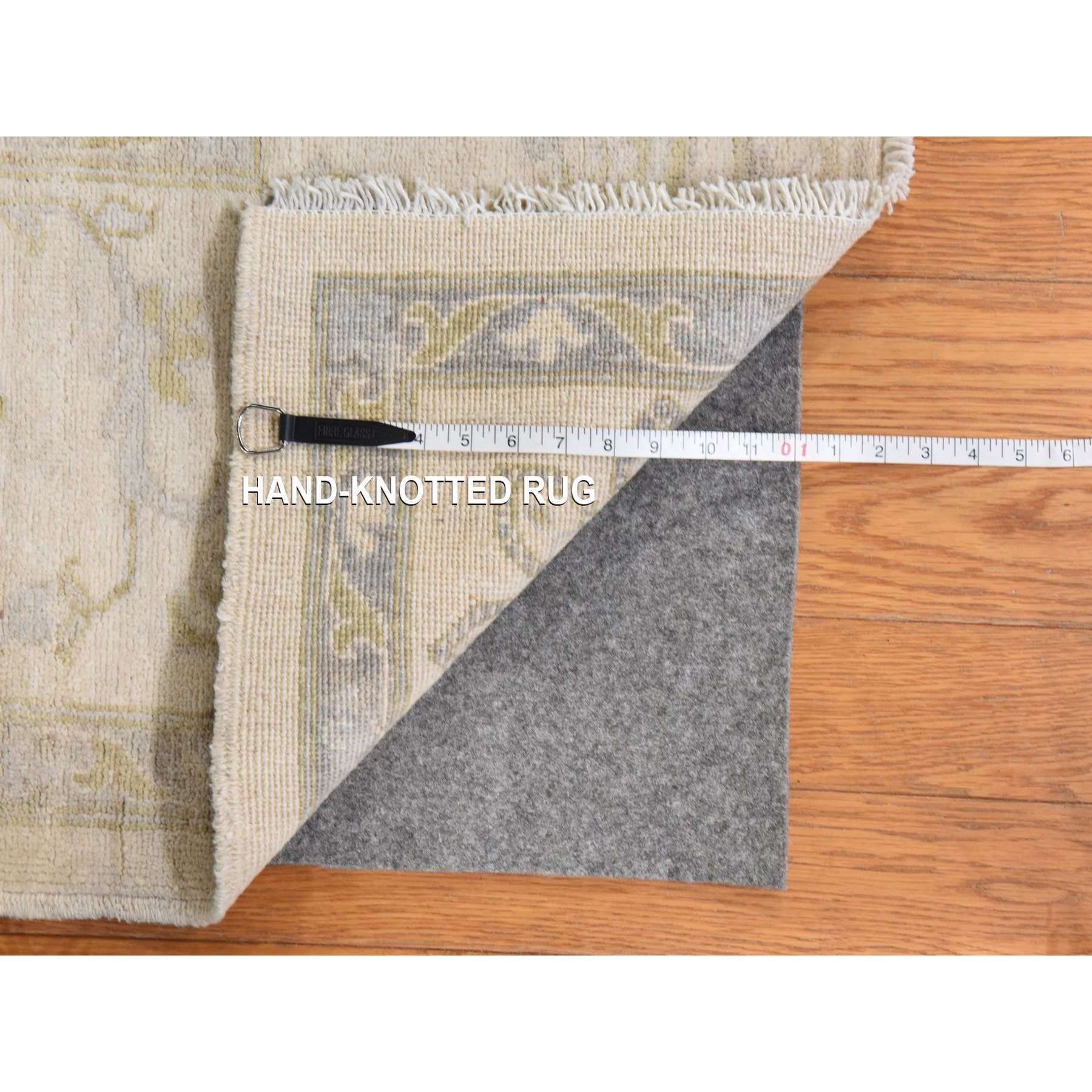 Oushak-And-Peshawar-Hand-Knotted-Rug-394215